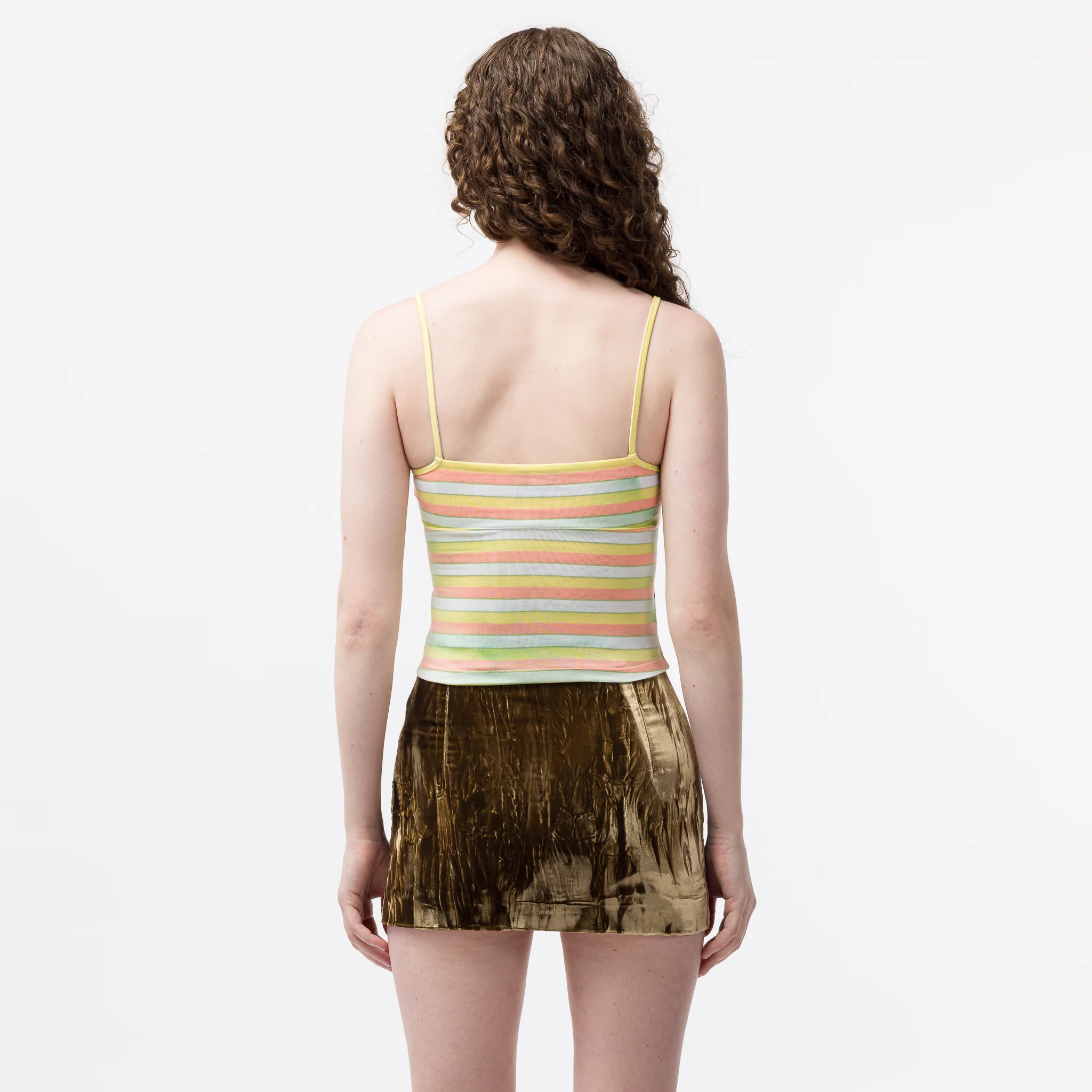 Flower Camisole in Orange - Image 3