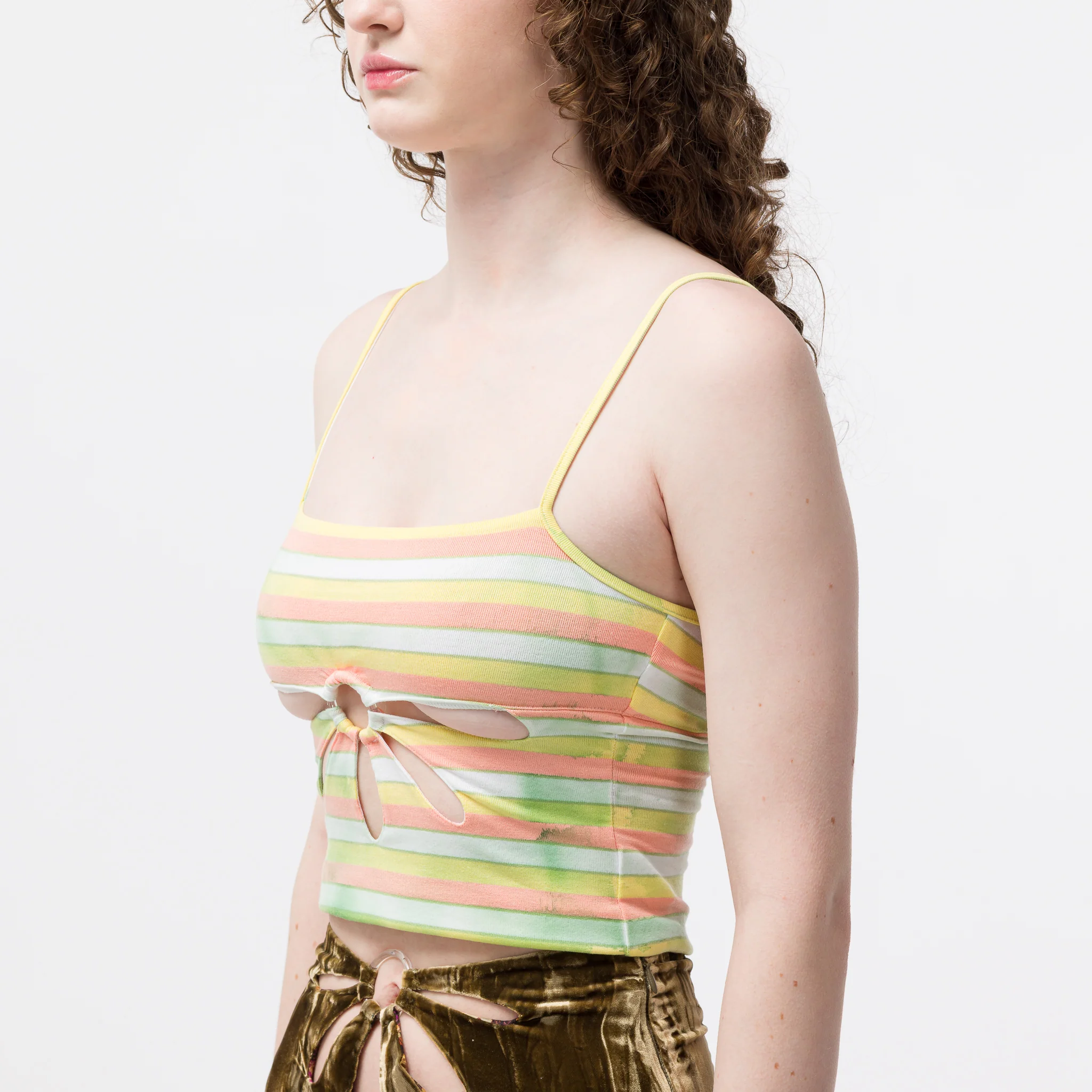 Flower Camisole in Orange - Image 4