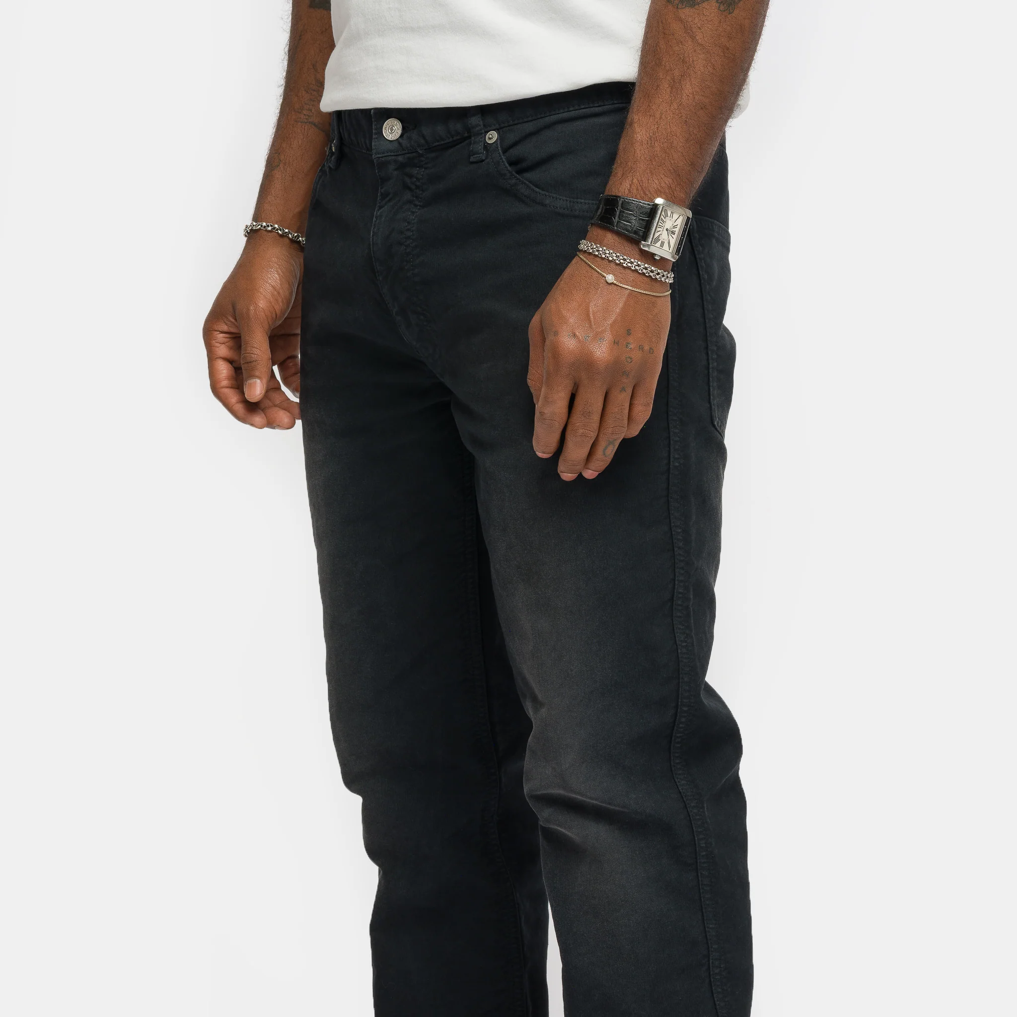 Fluxus 03 G. Cord Pant in Black - Image 4