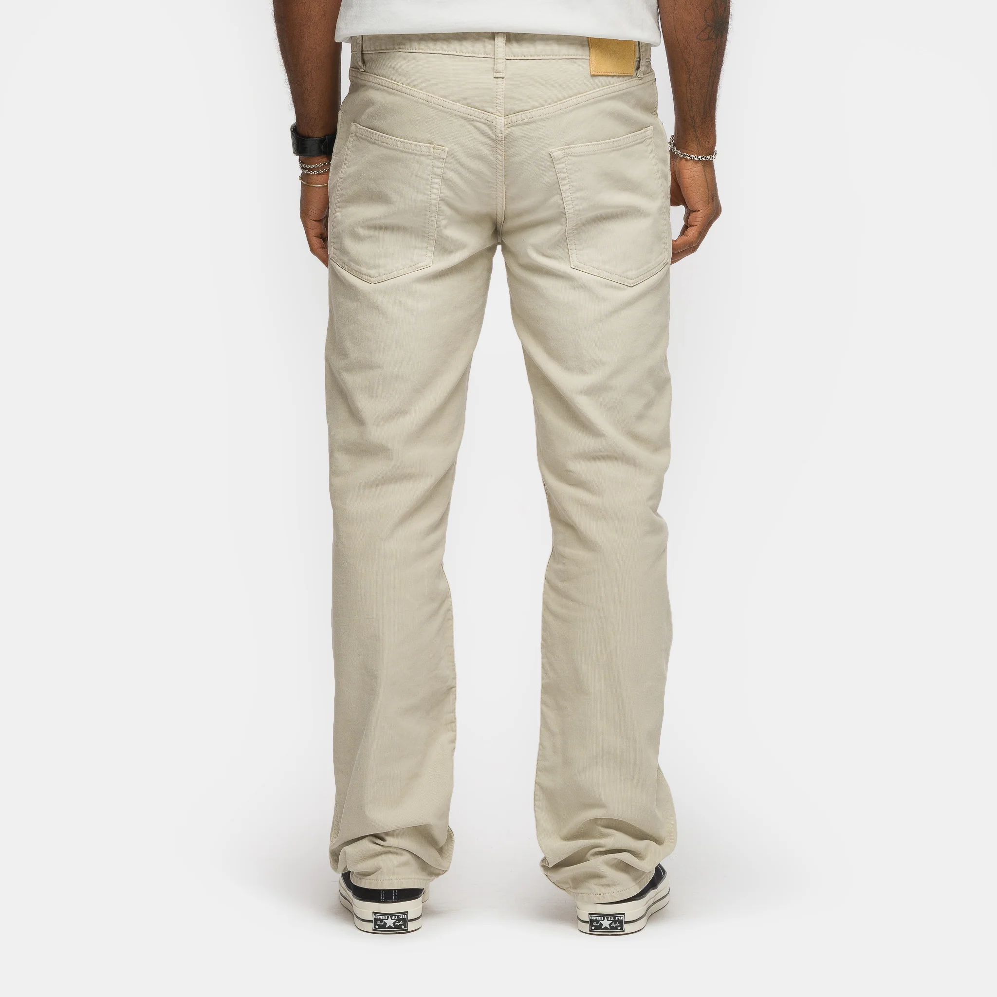 Fluxus 03 G. Cord Pant in Ivory - Image 3