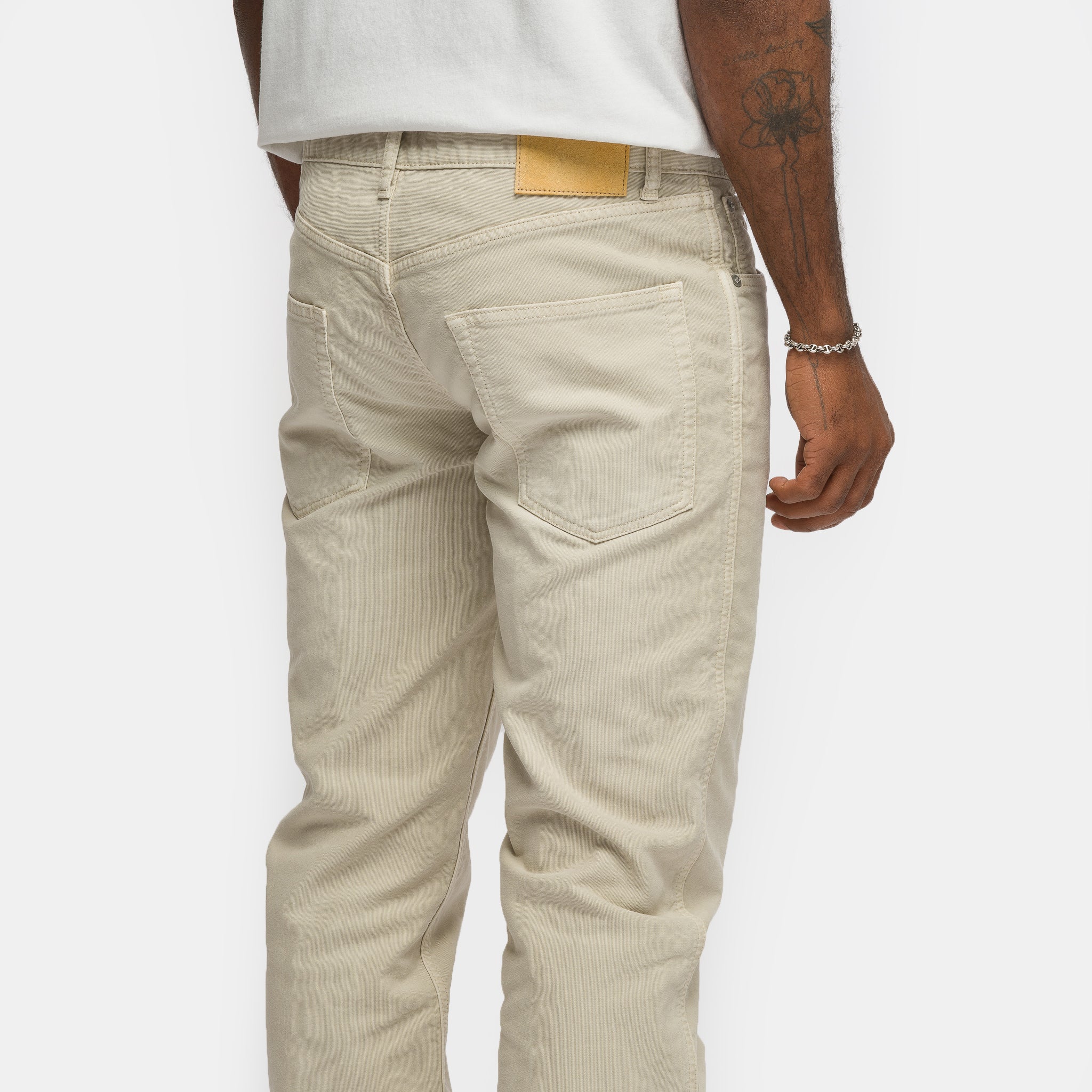 Fluxus 03 G. Cord Pant in Ivory - Image 5