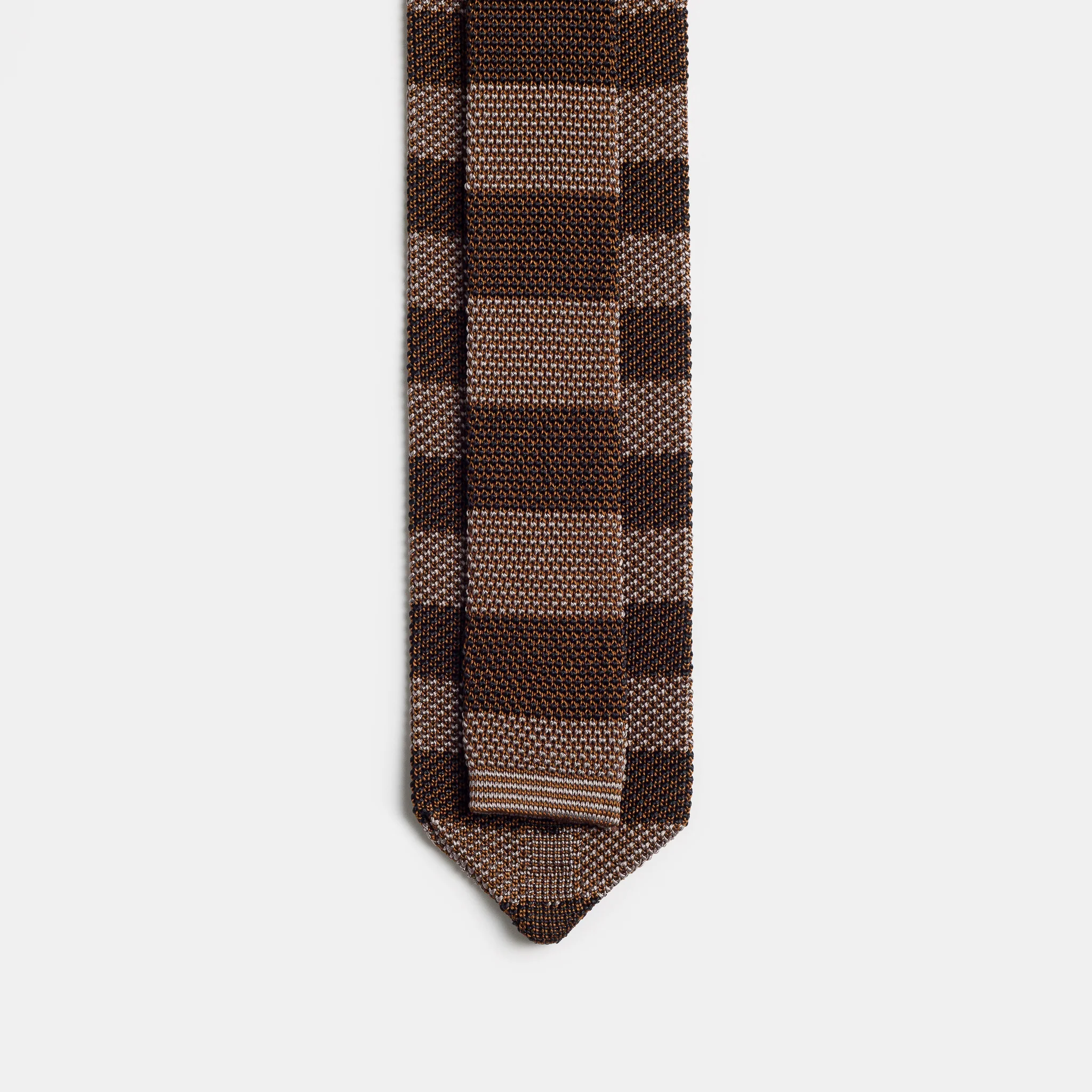 Formal Tie in Brown Candy Stripe - Image 4