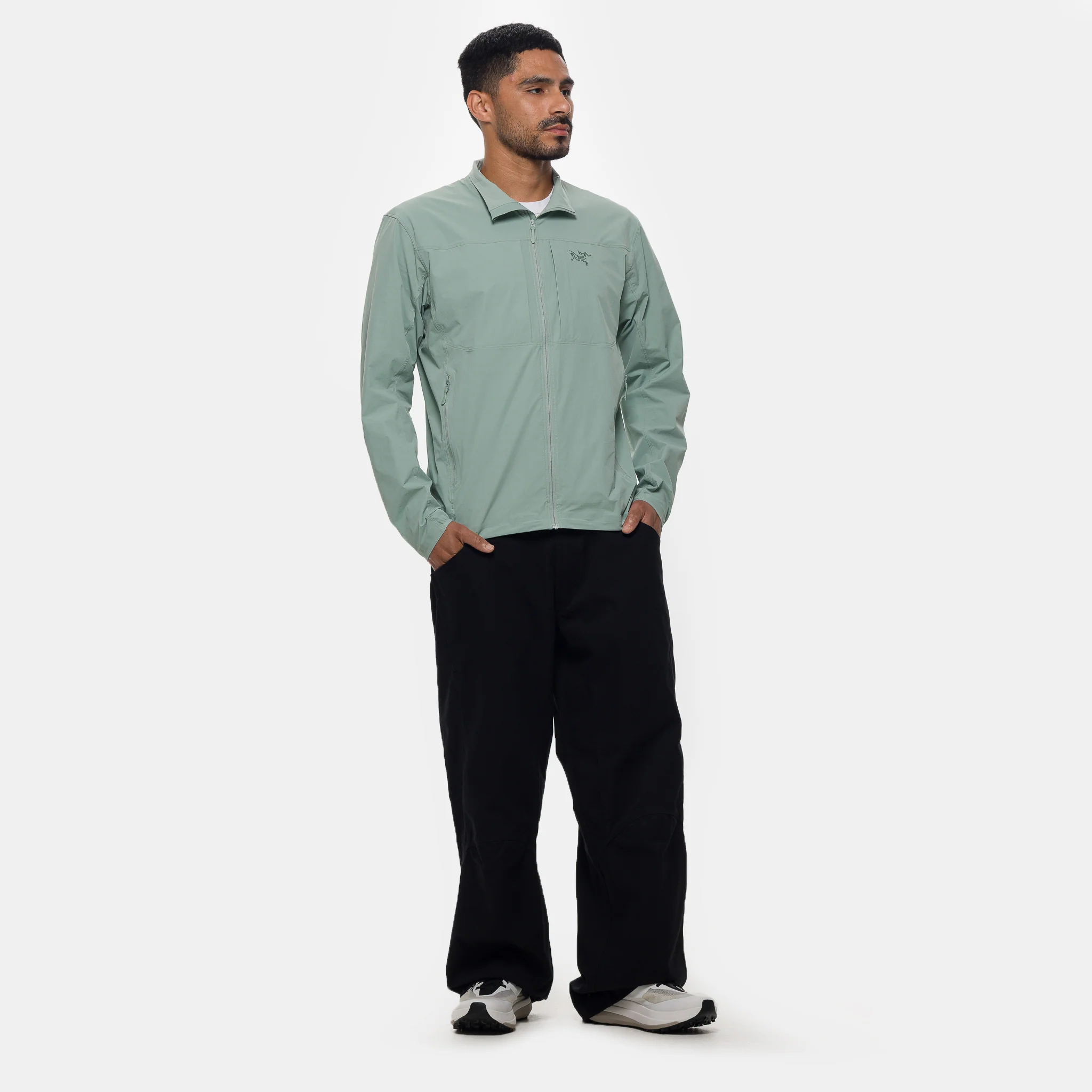 Gamma Lightweight Jacket in Stone Green - Image 2