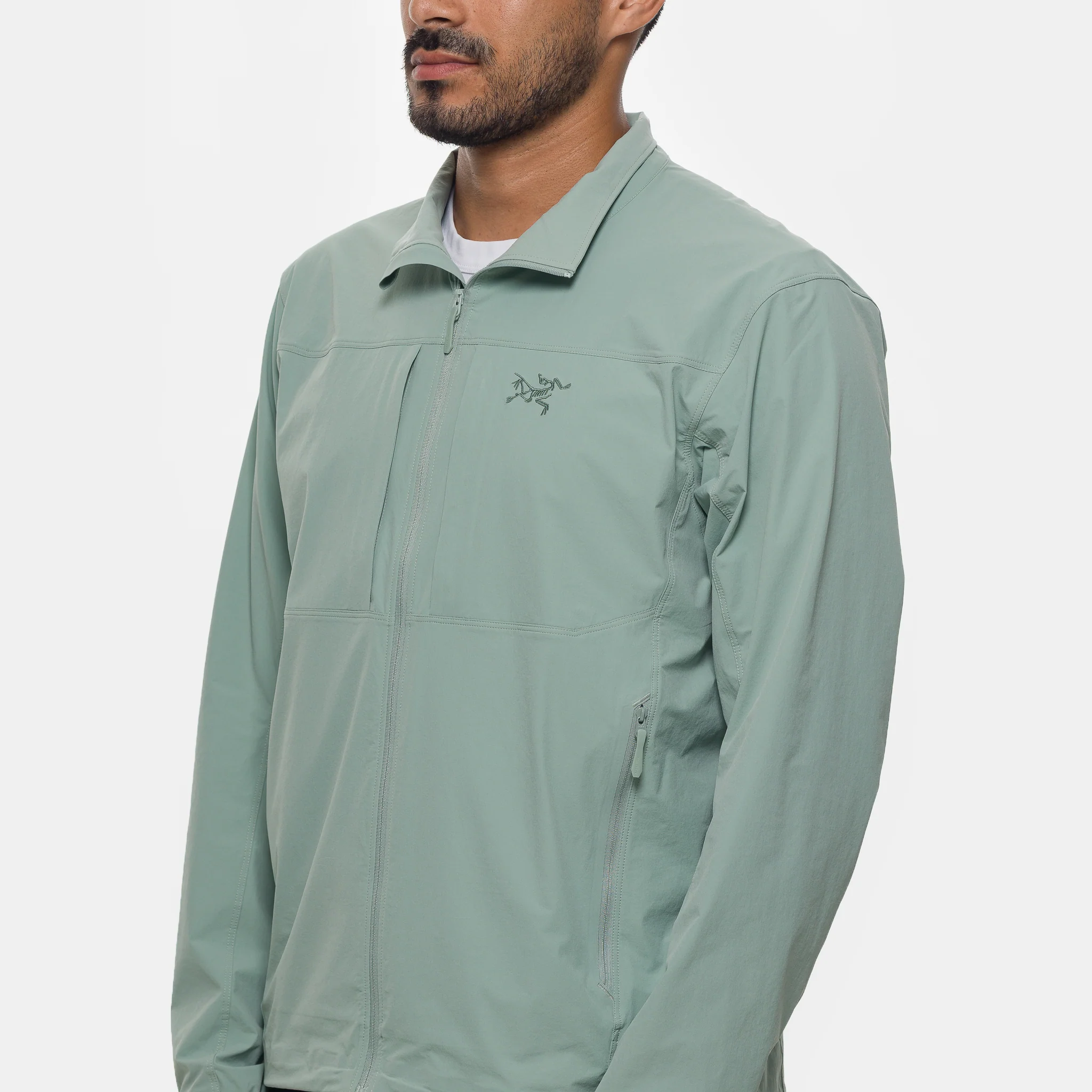 Gamma Lightweight Jacket in Stone Green - Image 4