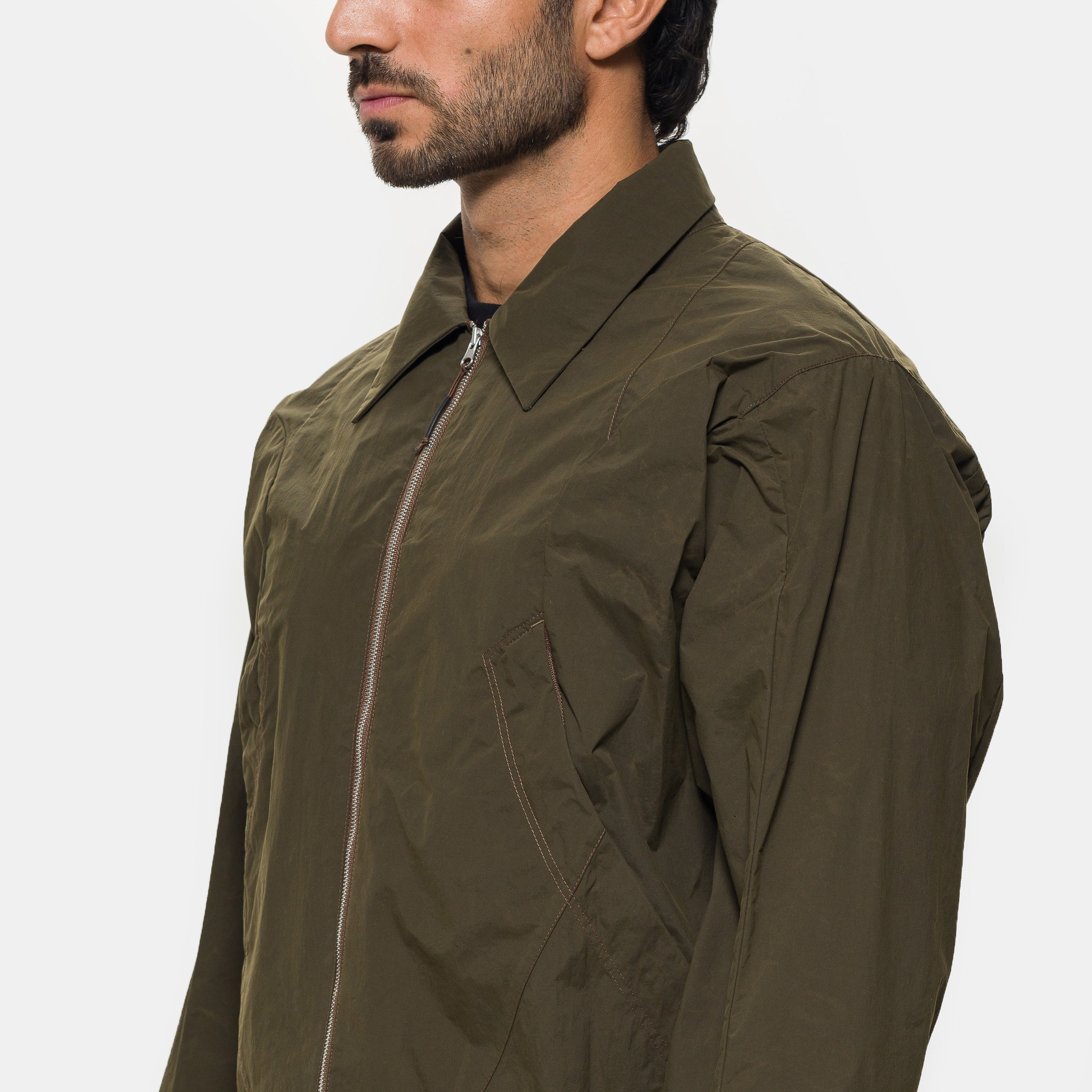 Gasket Blouson in Brush - Image 4