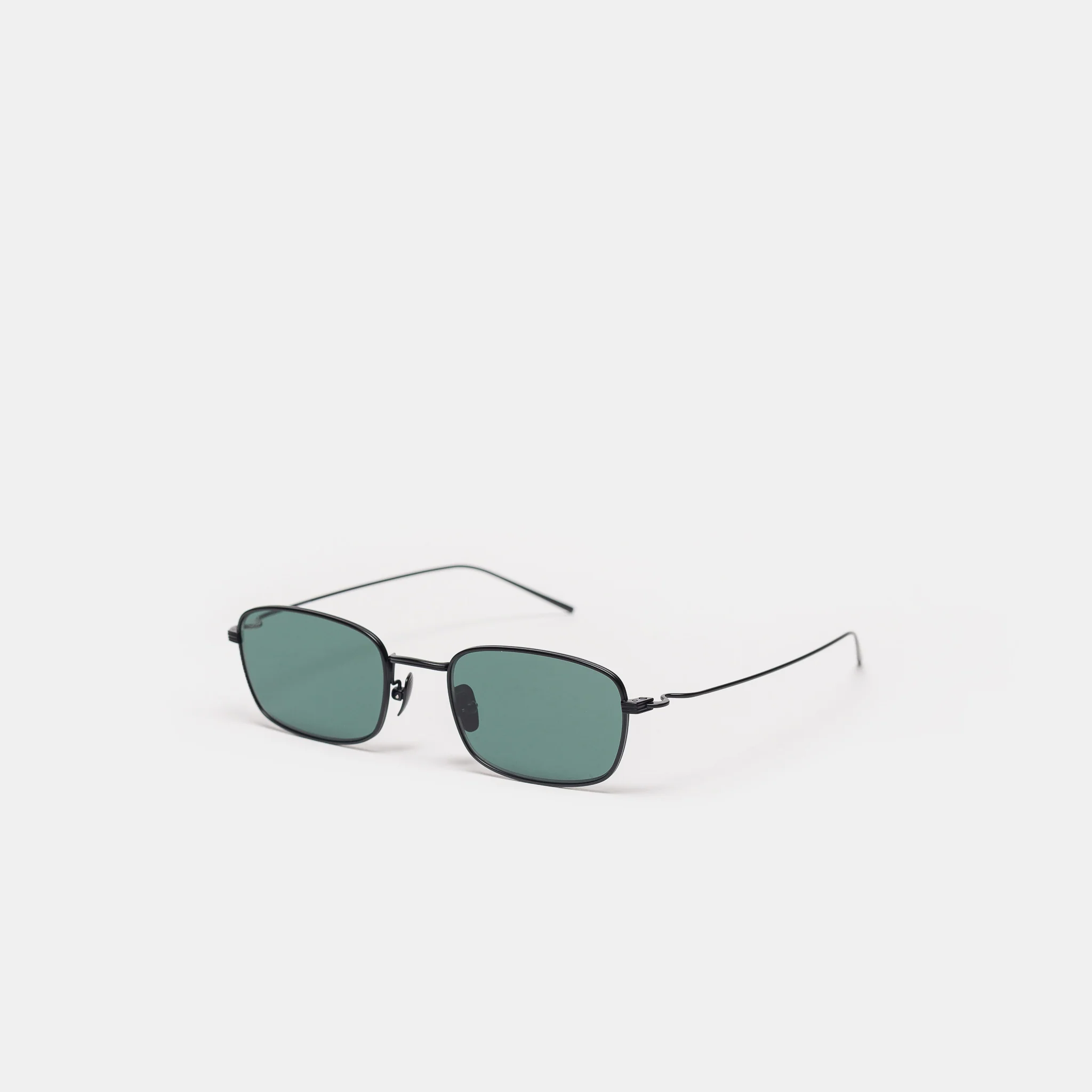 Grace Sunglasses in Matte Black/Teal - Image 3