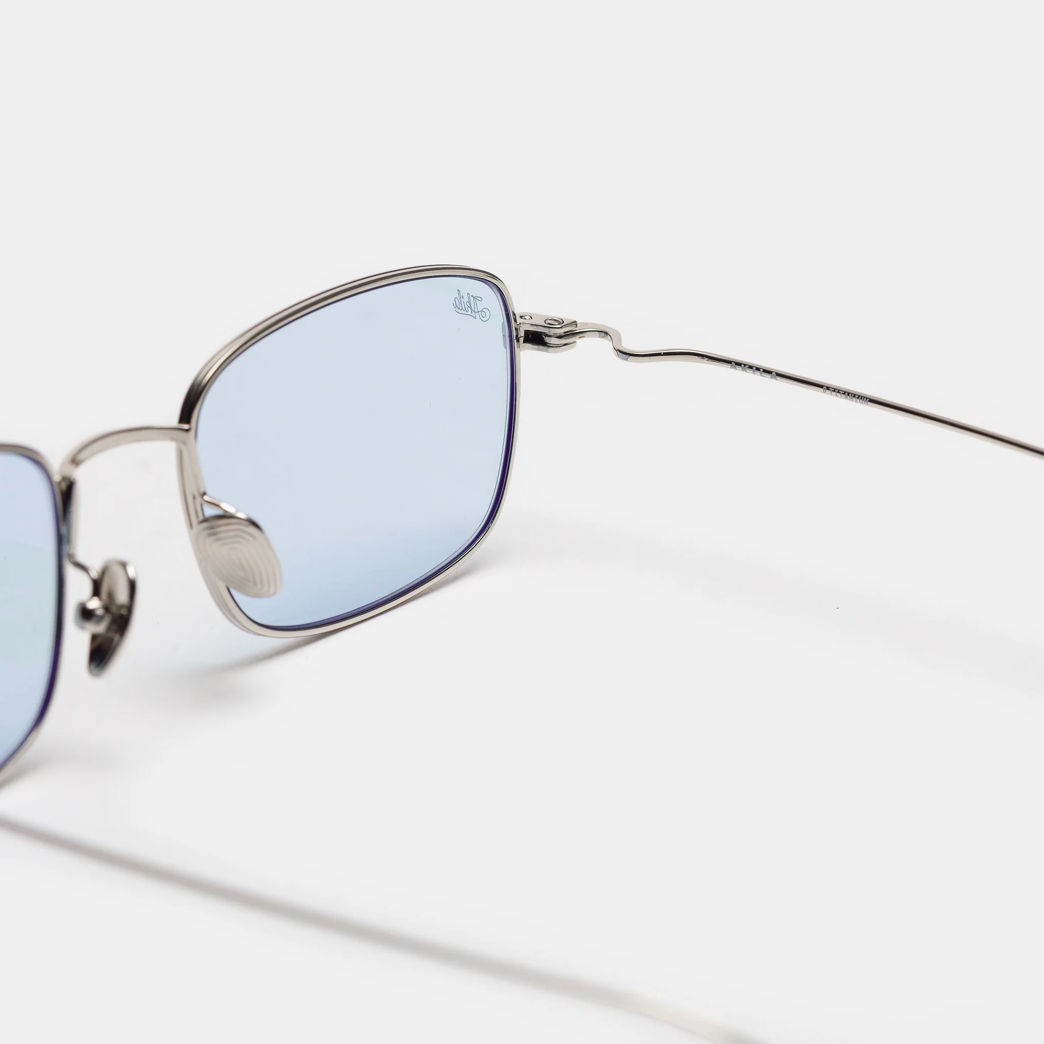 Grace Sunglasses in  Silver/Lt Blue - Image 4