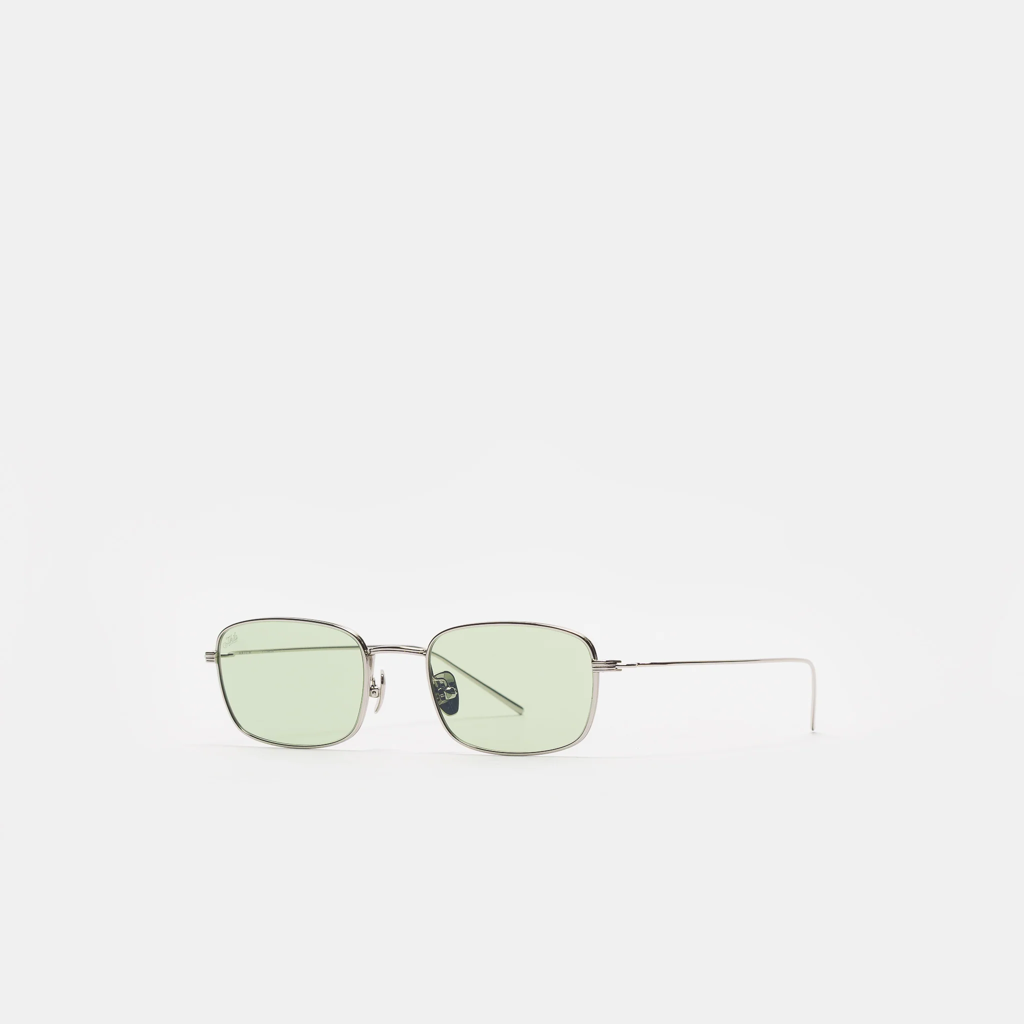 Grace Sunglasses in Silver/Lt Green - Image 2
