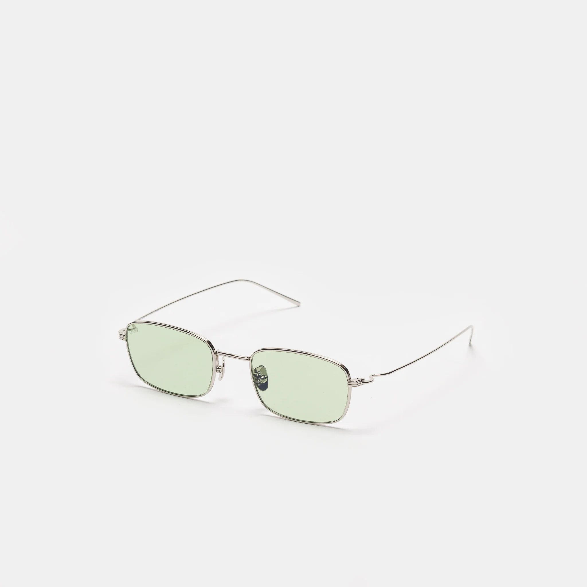 Grace Sunglasses in Silver/Lt Green - Image 3
