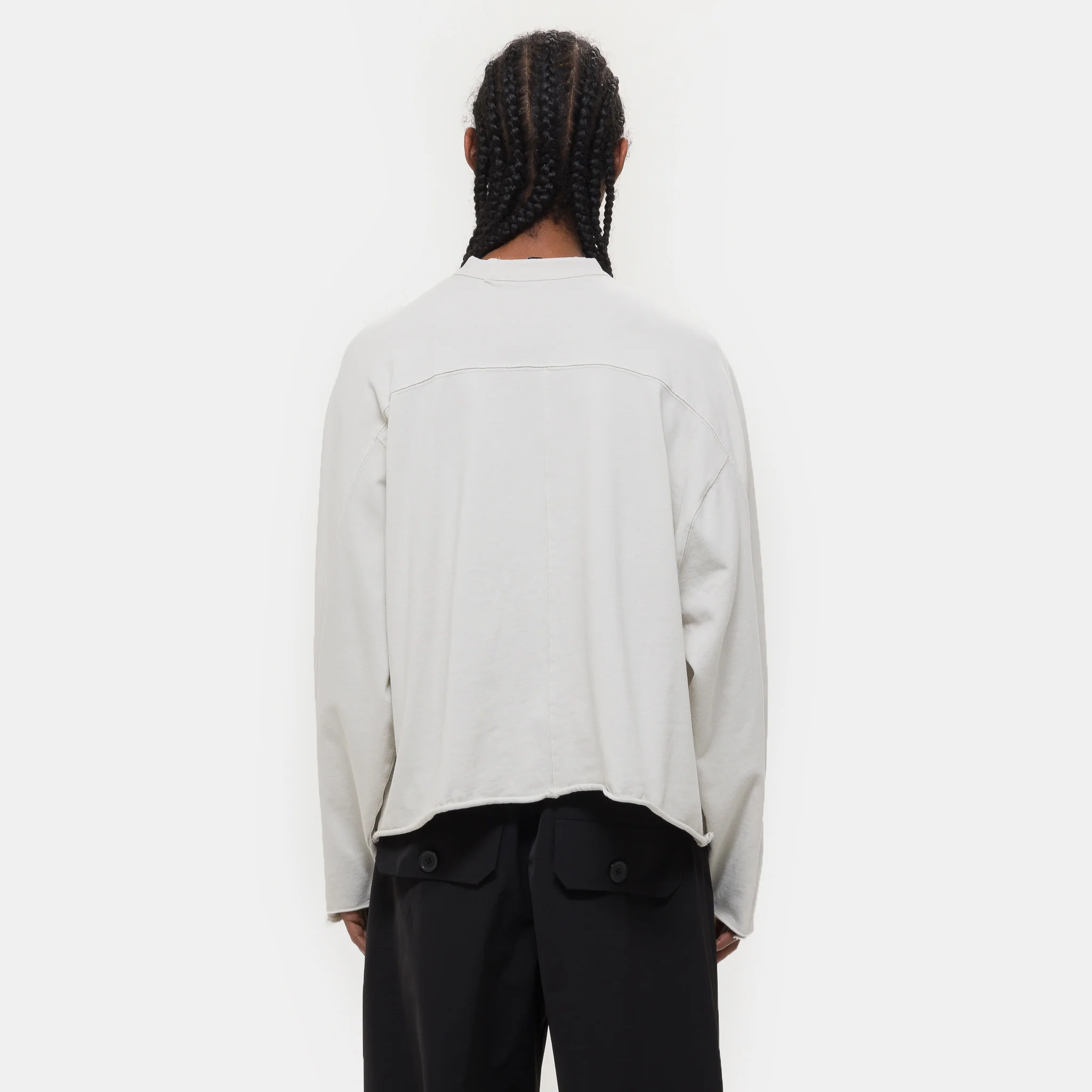 Heavy LS Tee in White - Image 3
