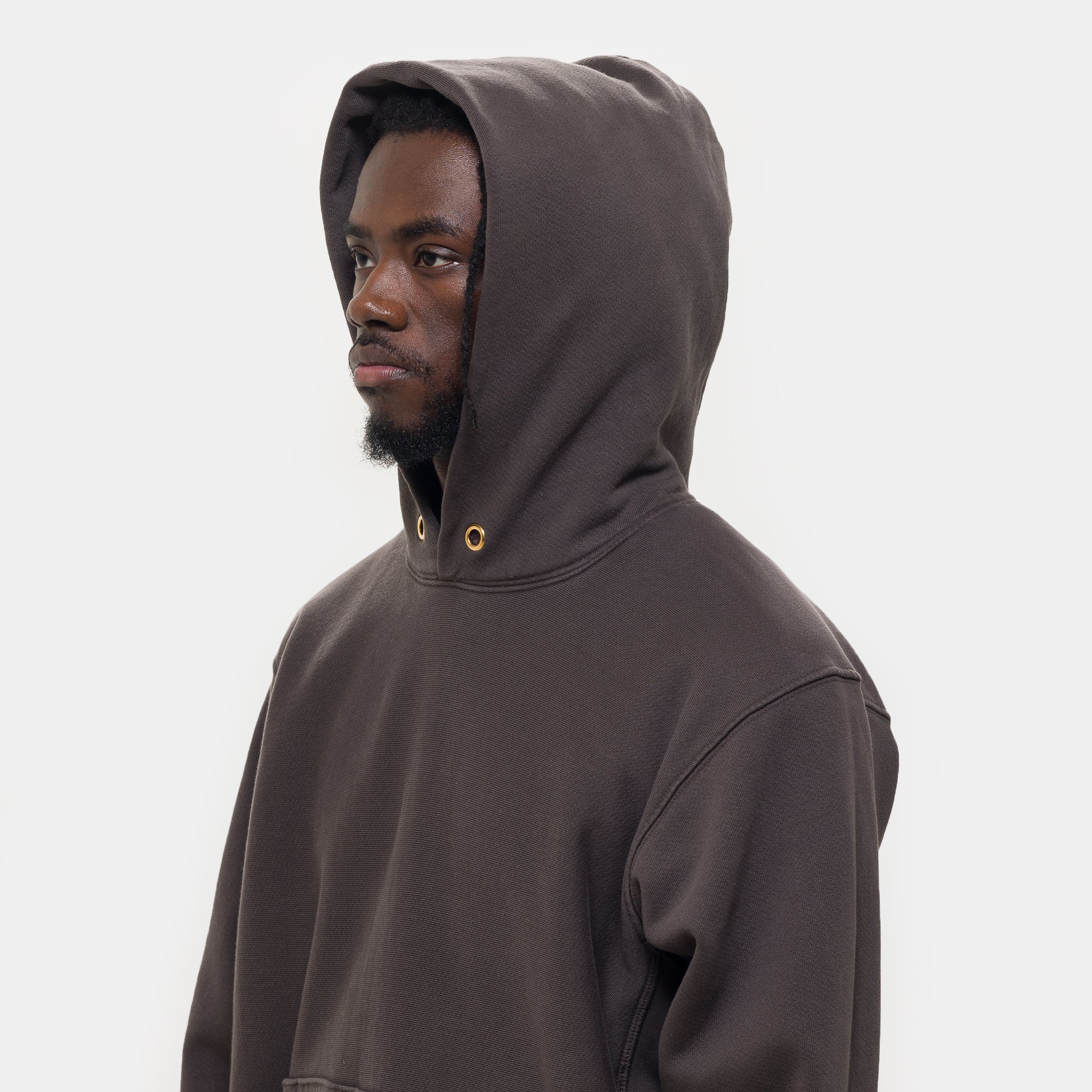 Heavyweight Hoodie in Vintage Black - Image 4