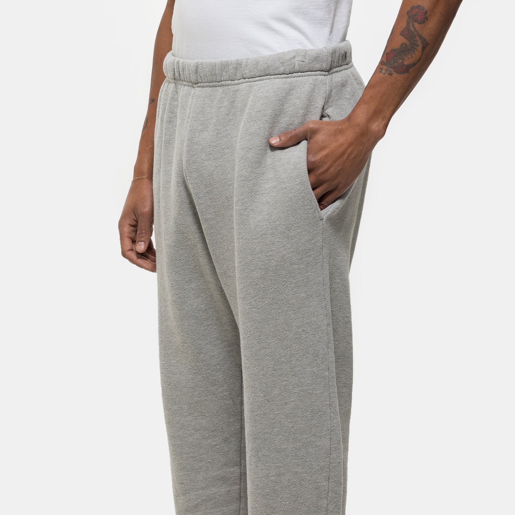 Heavyweight Puddle Pant in Heather Grey - Image 4
