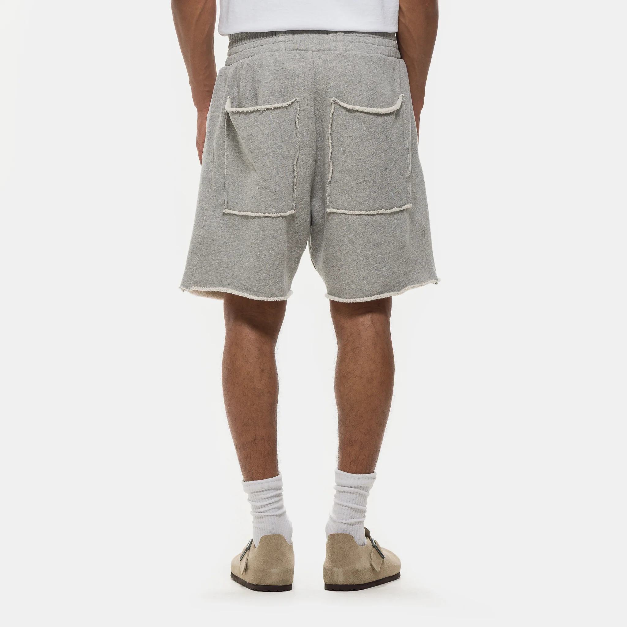 Heavyweight Yacht Short in in Heather Grey - Image 3