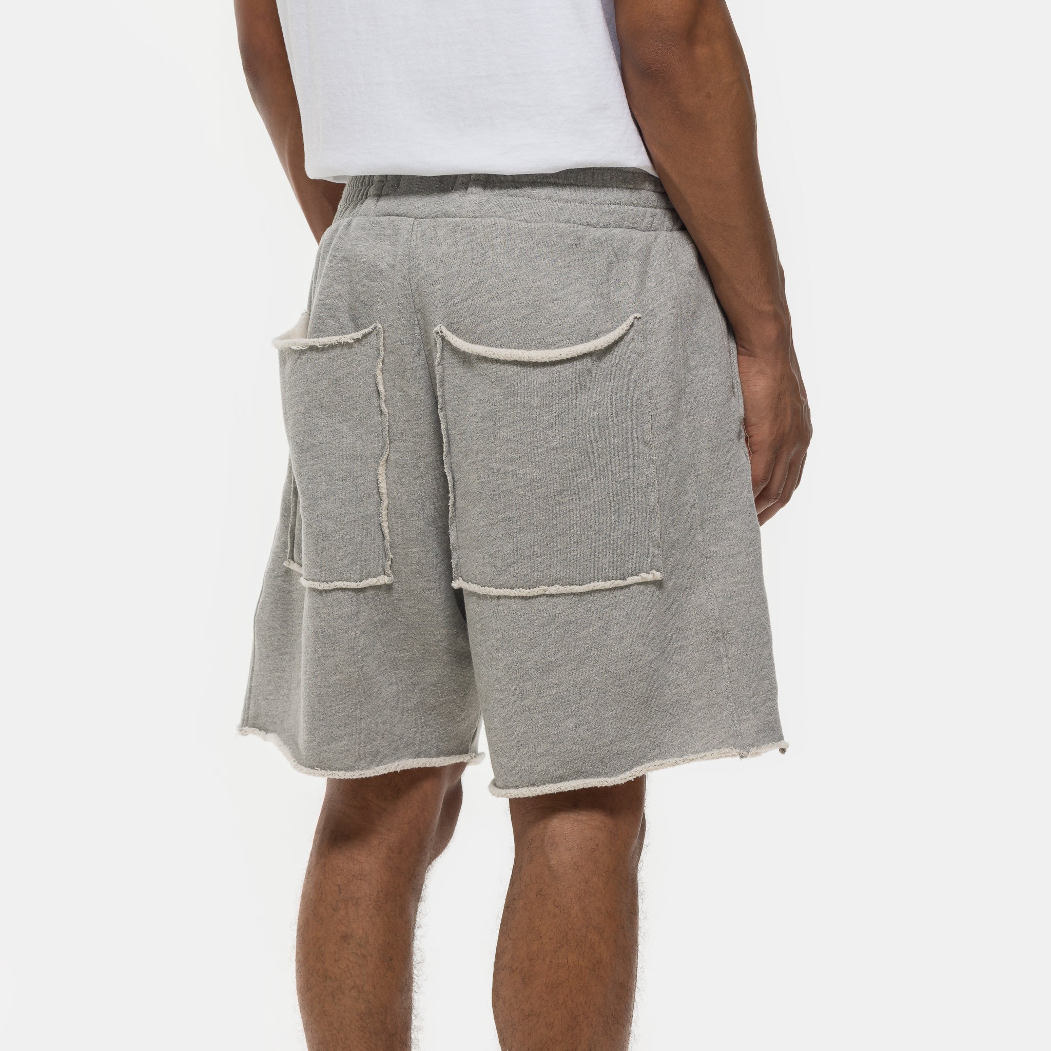 Heavyweight Yacht Short in in Heather Grey - Image 5