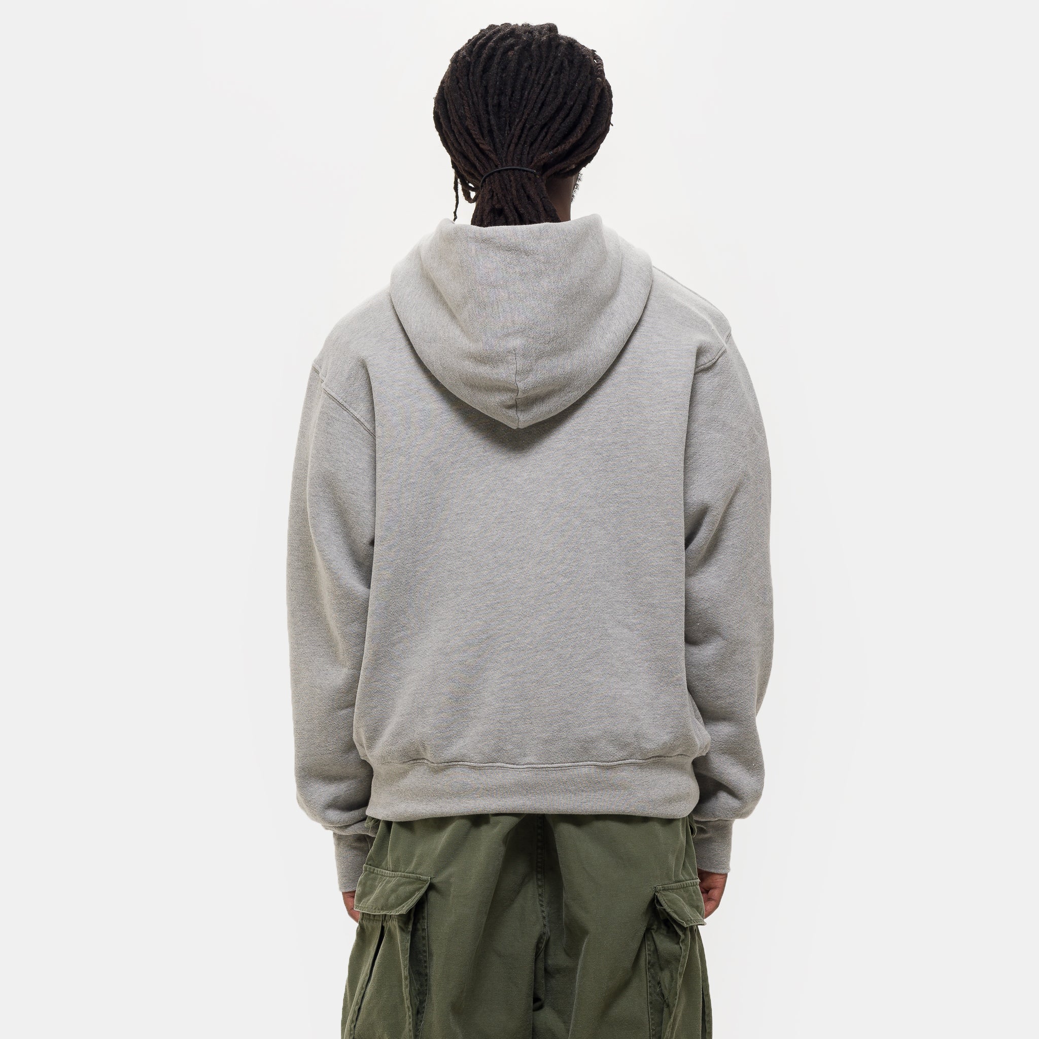 Heavyweight Zip Hoodie in Heather Grey - Image 3