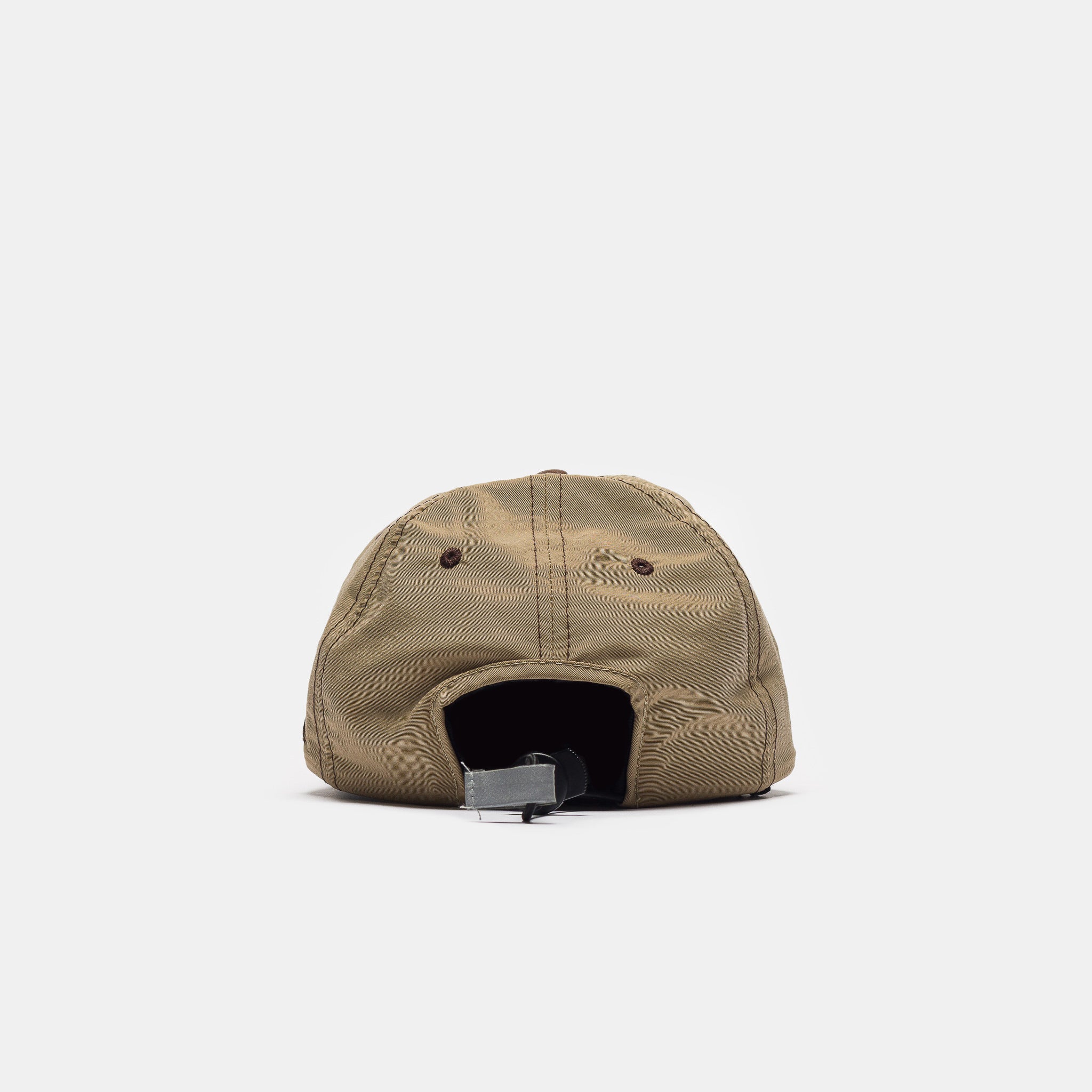 Horseshoe 6 Panel Nylon Hat in Wheat/Brown - Image 4