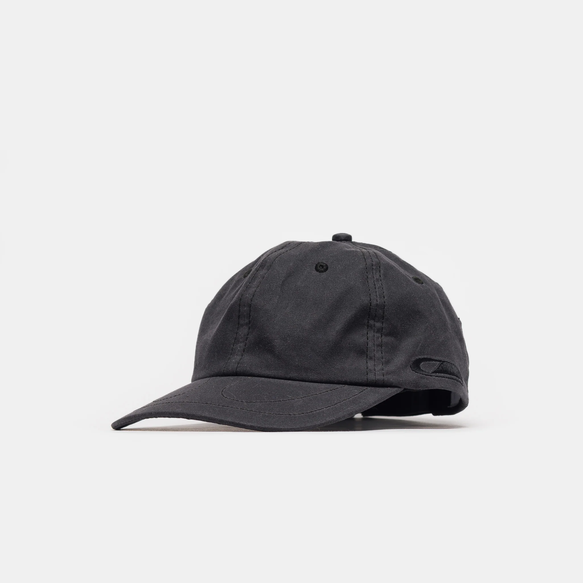 Horseshoe 6 Panel Wax Canvas Hat in Asphalt - Image 3
