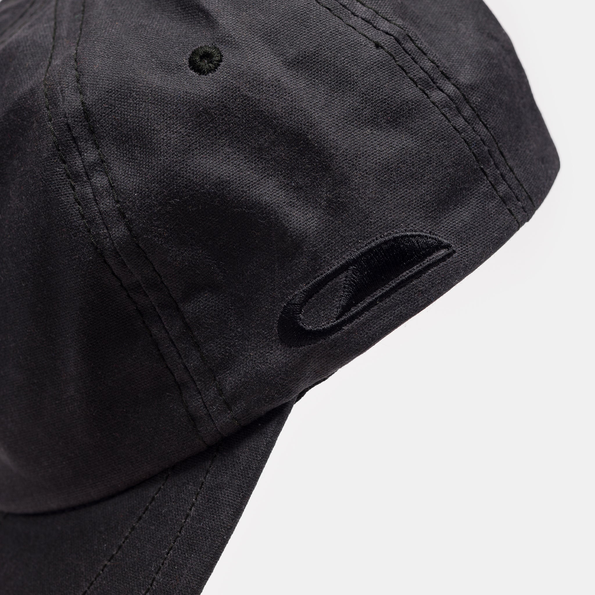 Horseshoe 6 Panel Wax Canvas Hat in Asphalt - Image 5