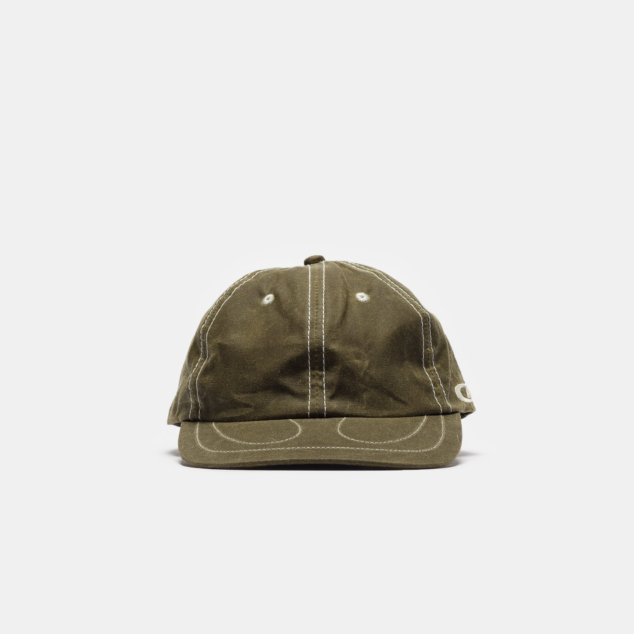 Horseshoe 6 Panel Wax Hat in Olive Green - Image 2