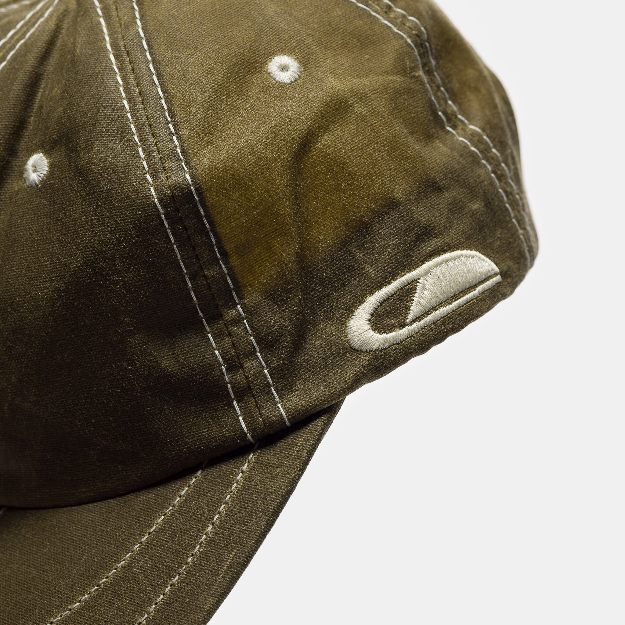 Horseshoe 6 Panel Wax Hat in Olive Green - Image 5