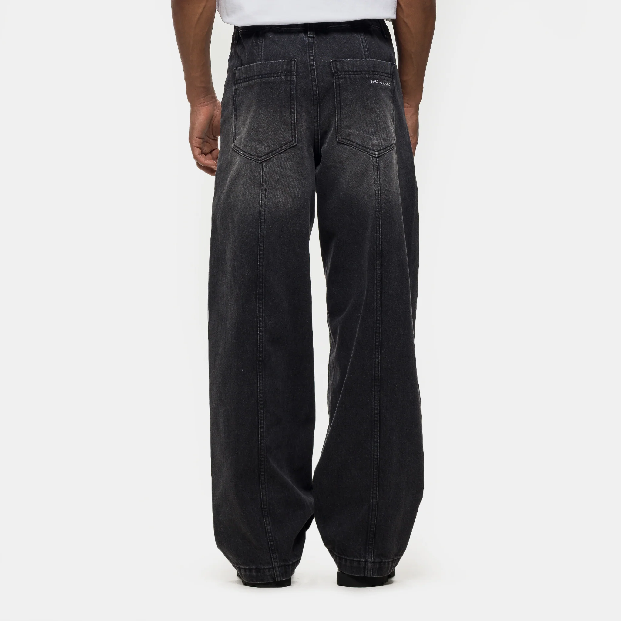 In-Stitch Denim Jean in Black - Image 3