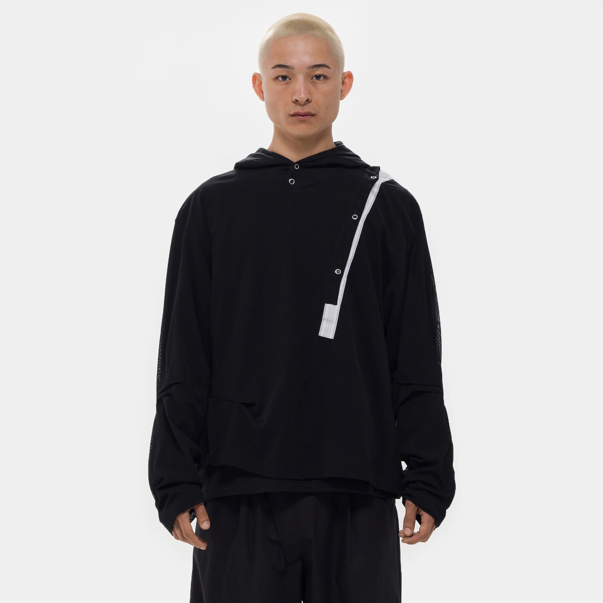 Inex Hooded Top in Black