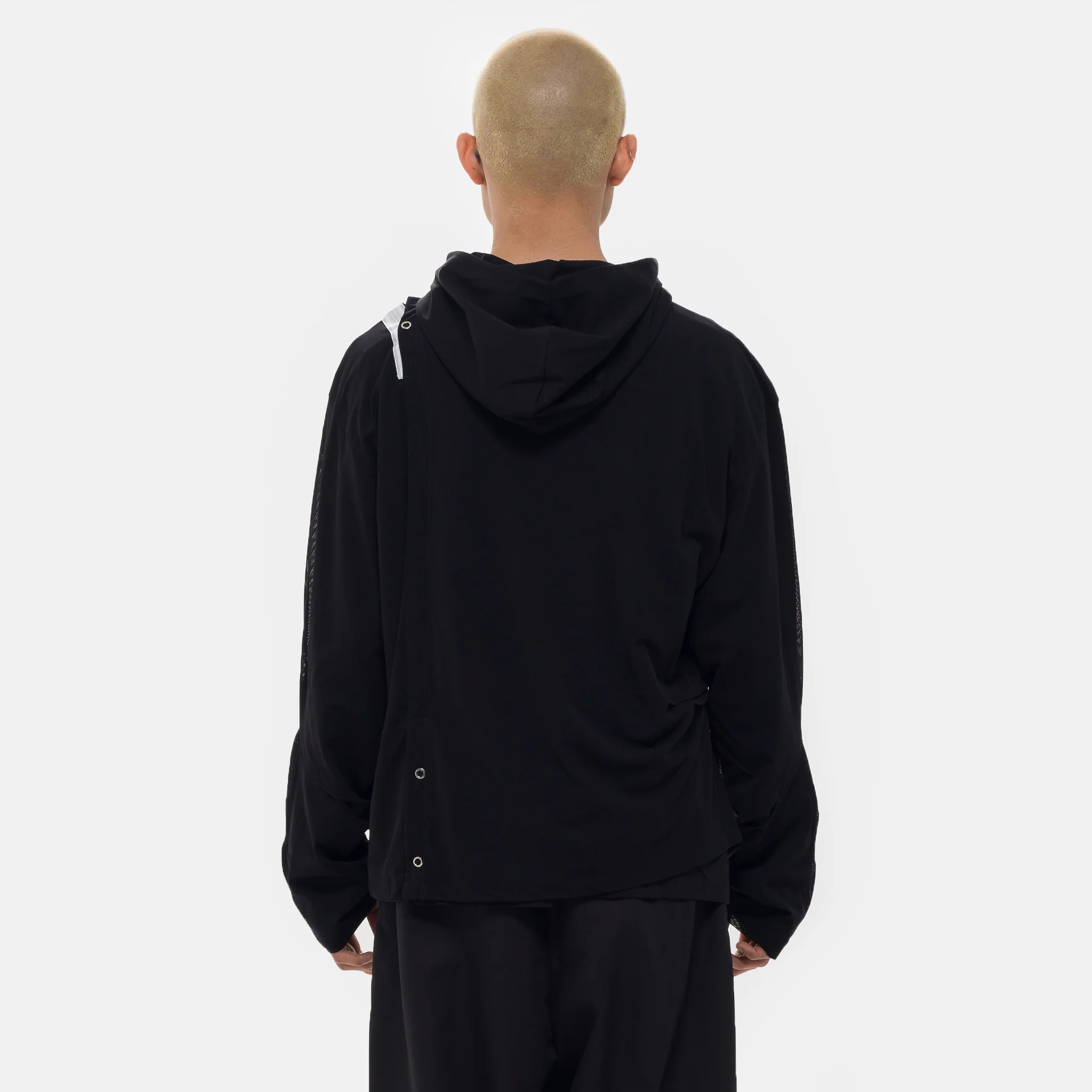 Inex Hooded Top in Black - Image 3