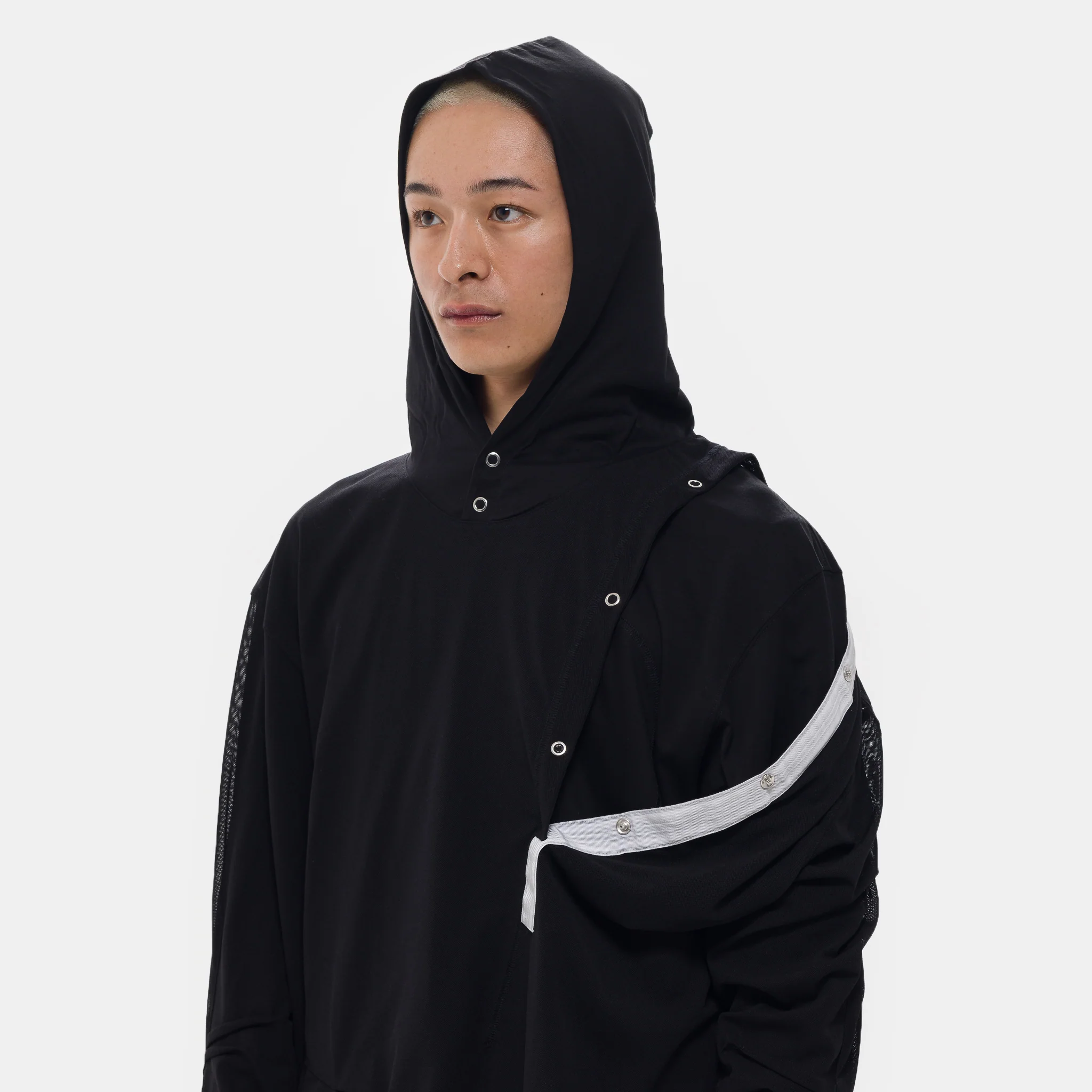 Inex Hooded Top in Black - Image 4
