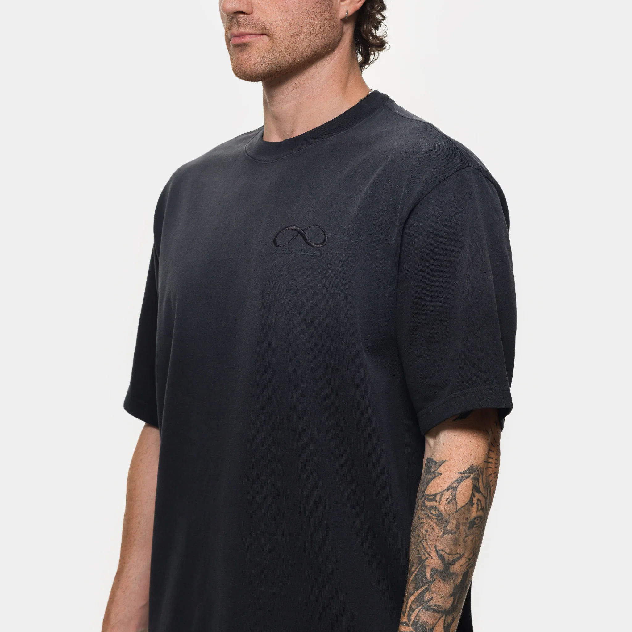 Infinite Archive T-Shirt in Black - Image 4