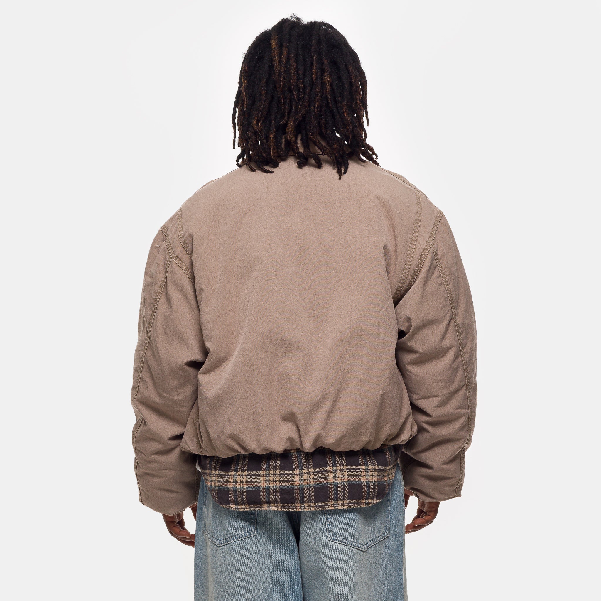 Insulated Work Jacket in Tan - Image 3