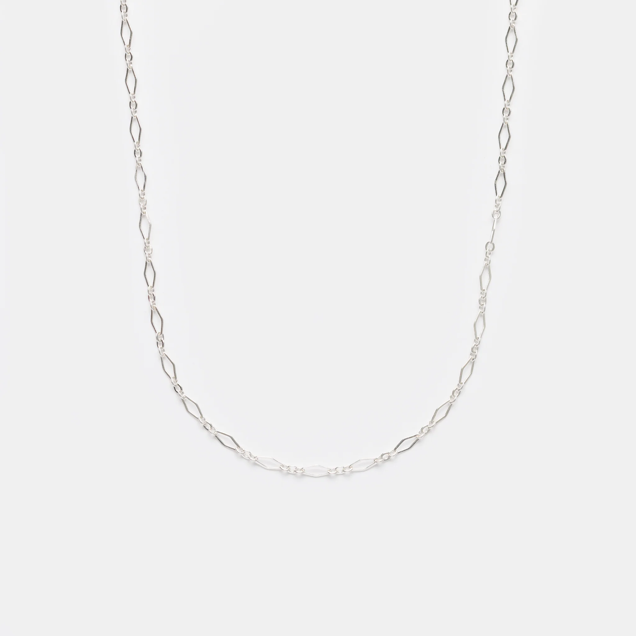 Jacks Chain Necklace in Silver - Image 2