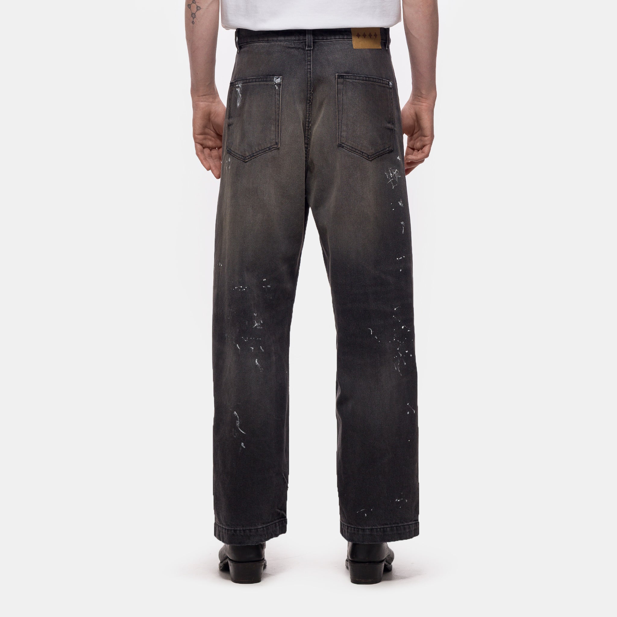 Javier Wide Leg Jean in Rivera Black - Image 3