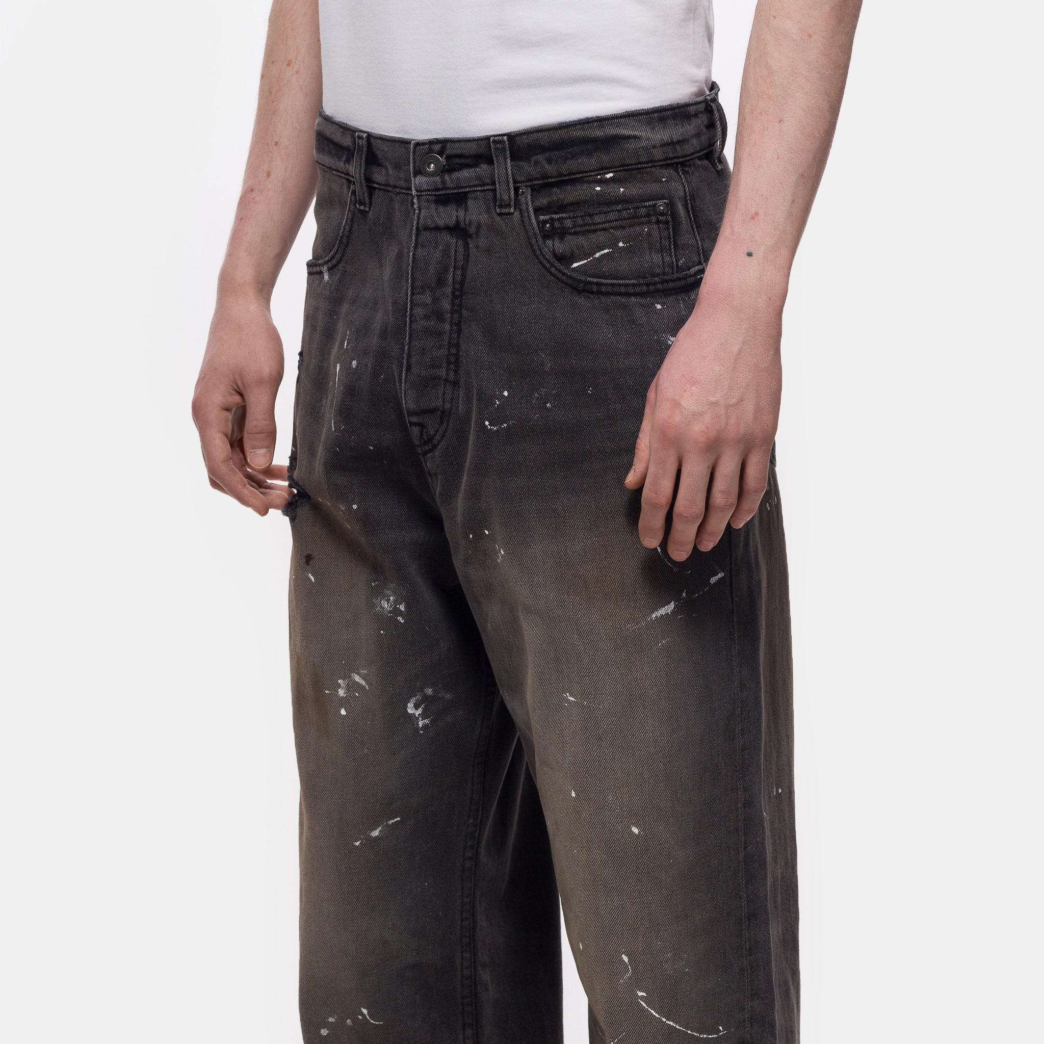 Javier Wide Leg Jean in Rivera Black - Image 4