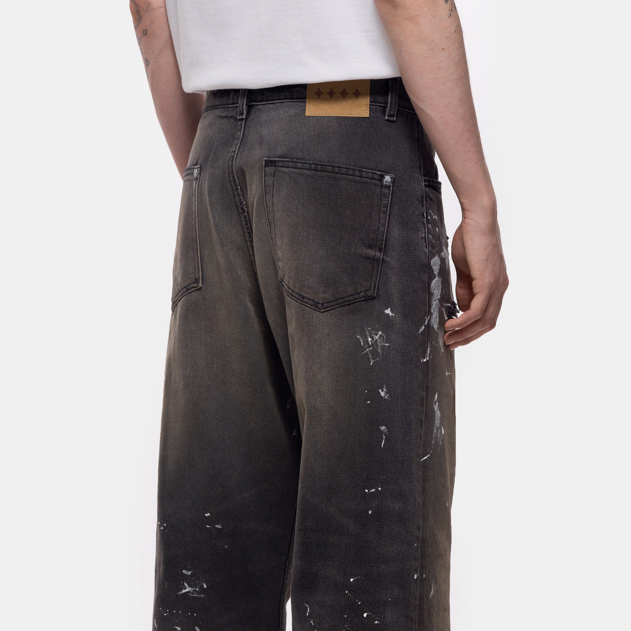 Javier Wide Leg Jean in Rivera Black - Image 5