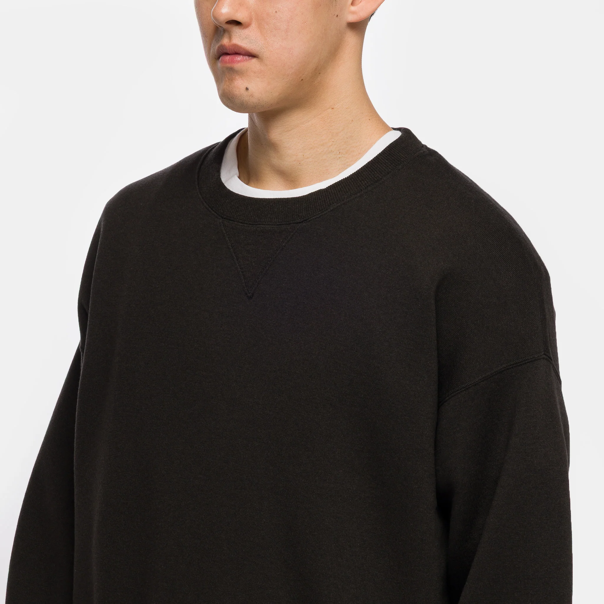 Jumbo SB Wool Blend Sweatshirt in Black - Image 4