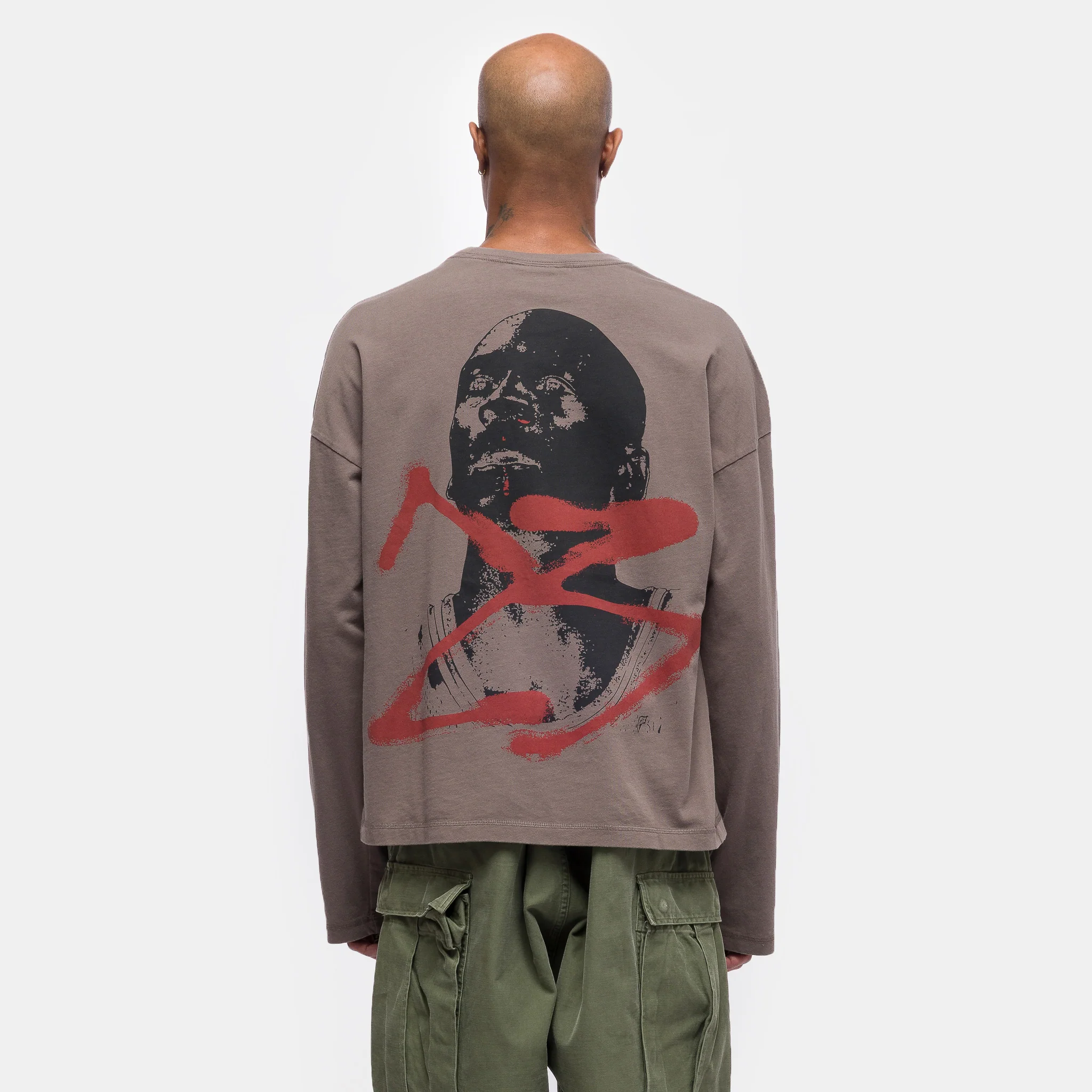 Jumpman Long Sleeve T-Shirt in Cave Stone - Image 3
