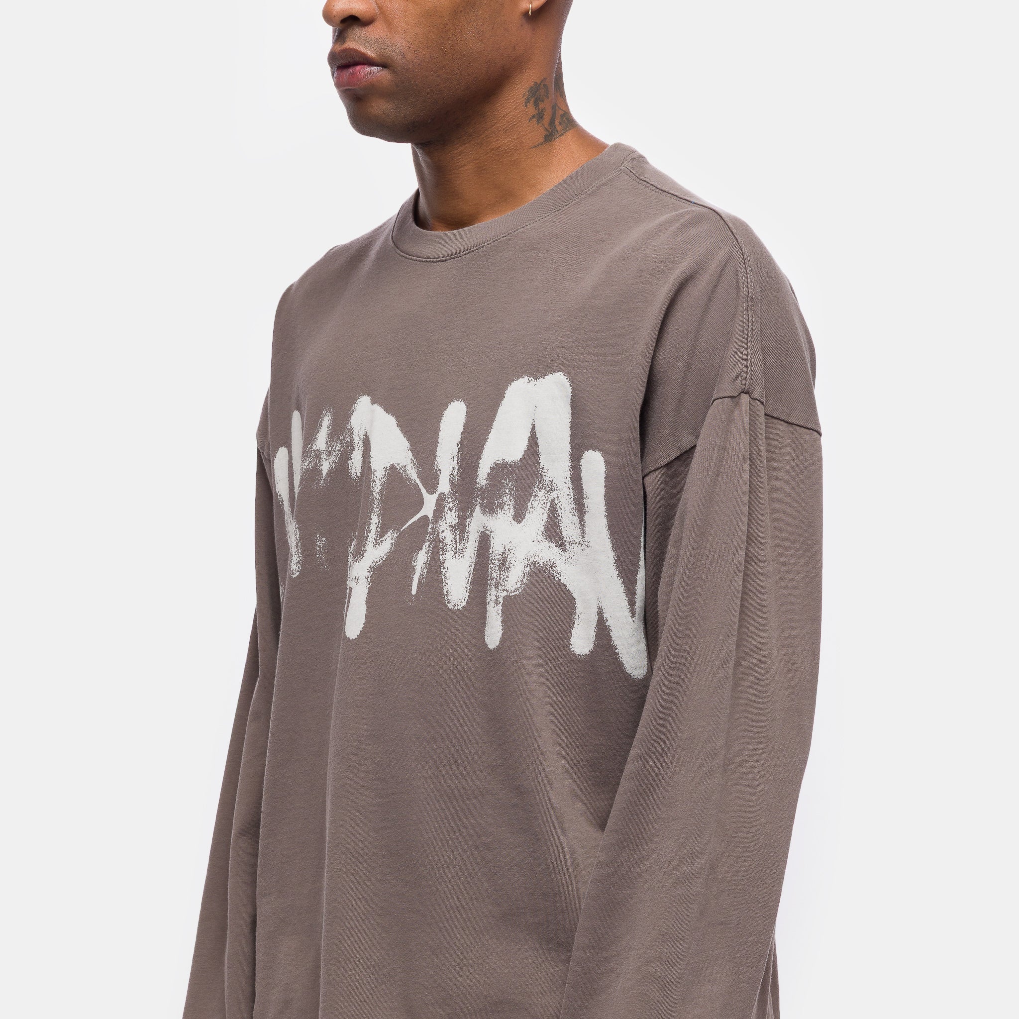 Jumpman Long Sleeve T-Shirt in Cave Stone - Image 4