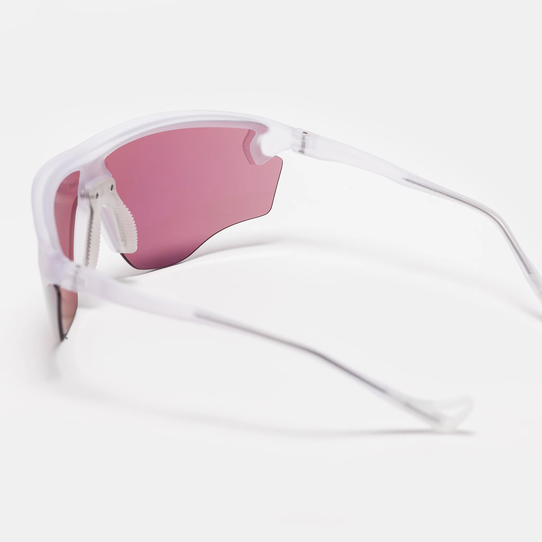 Junya Racer Sunglasses in Clear/D+ Black Rose - Image 3