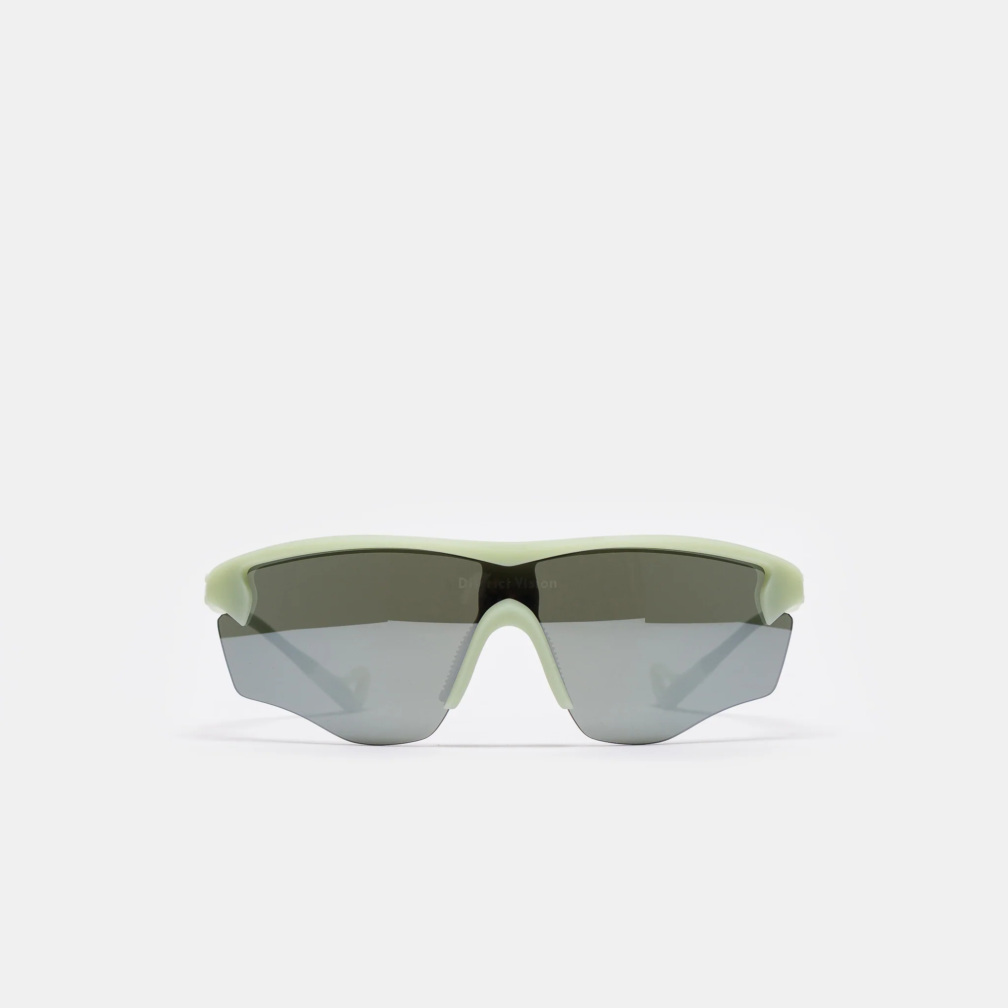 Junya Racer Sunglasses in Pistachio/D+ Silver Flash Mirror