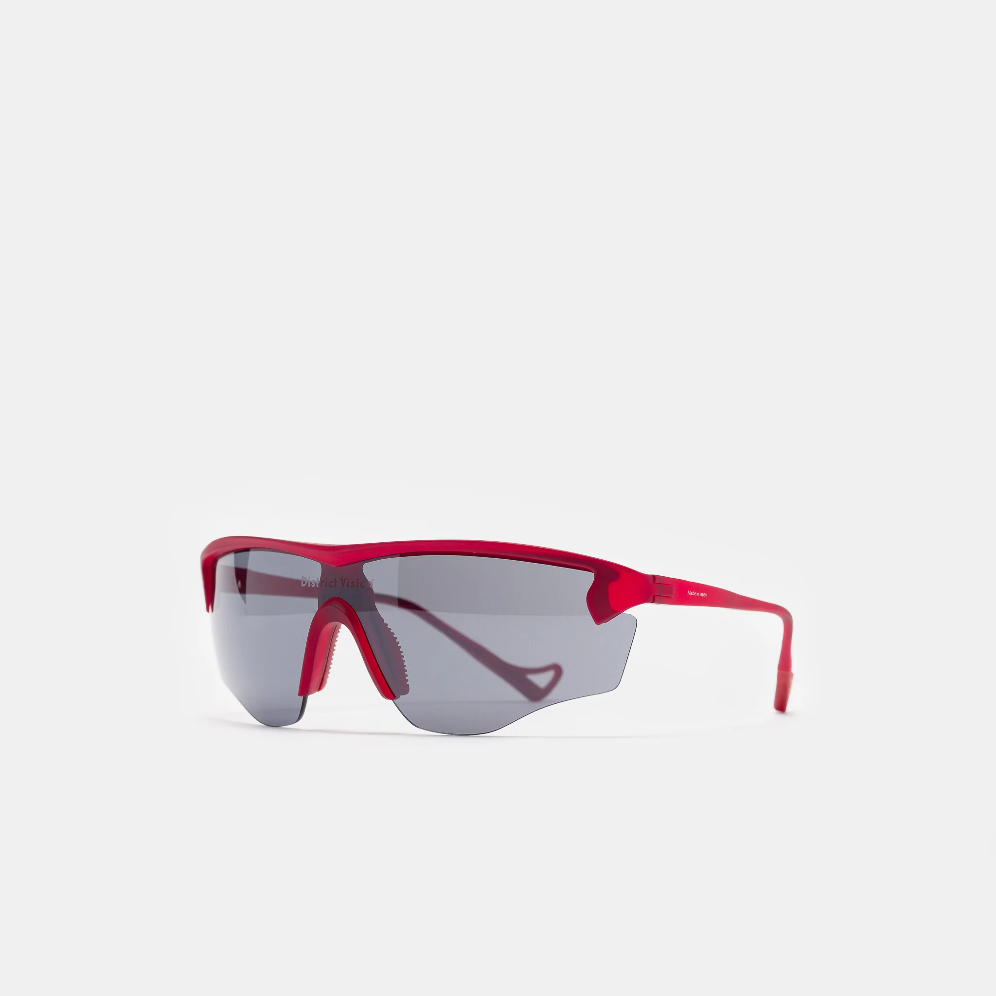 Junya Racer Sunglasses in Ruby/D+ Onyx Mirror - Image 2