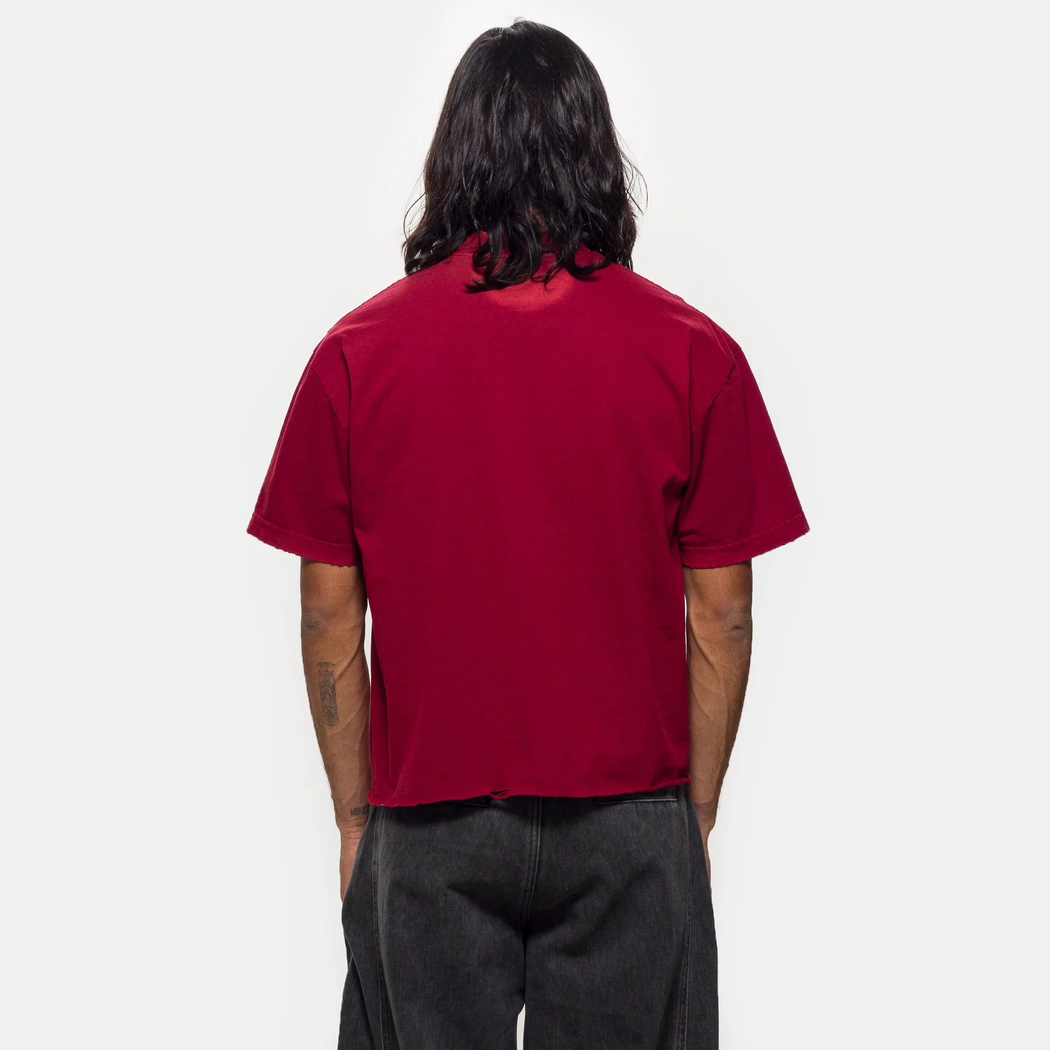 Just Remember T-Shirt in Faded Red - Image 3