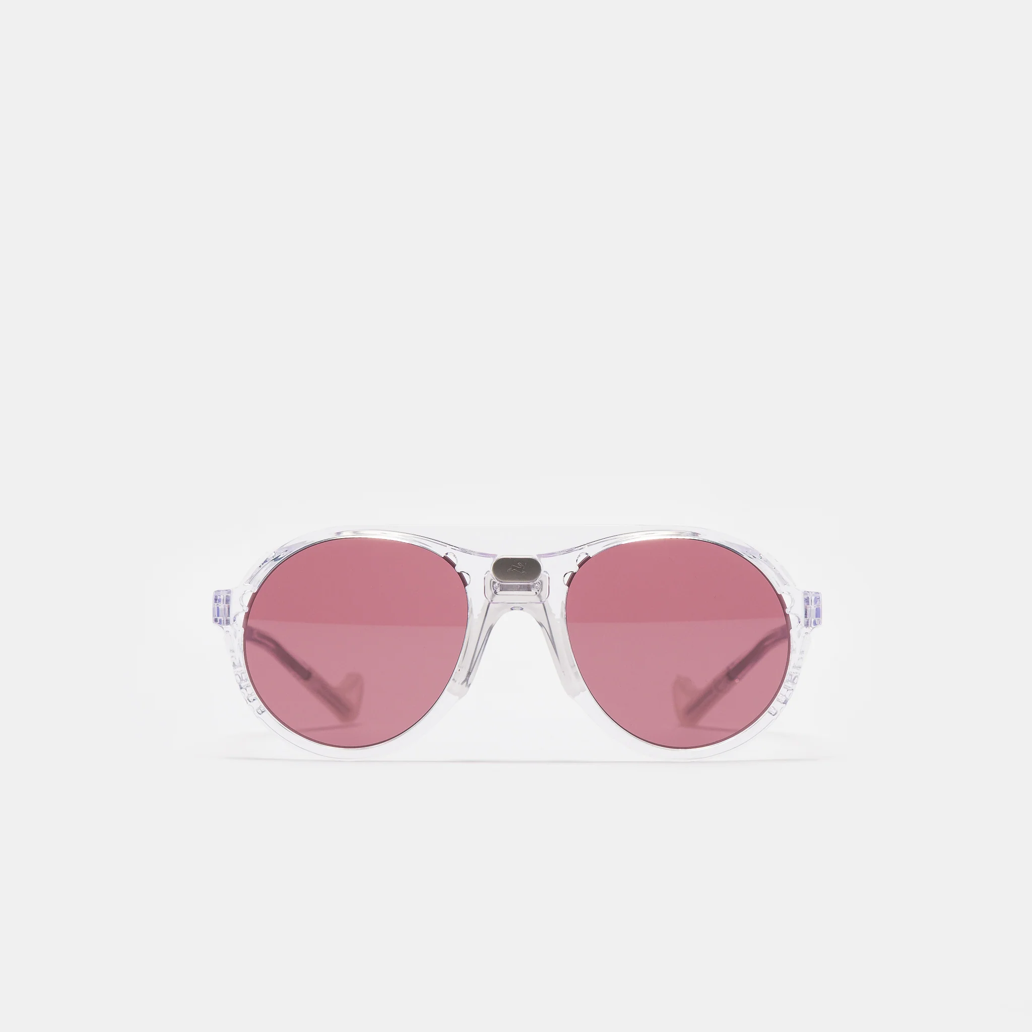 Kazu Tourer Sunglasses in Transparent/D+ Black Rose