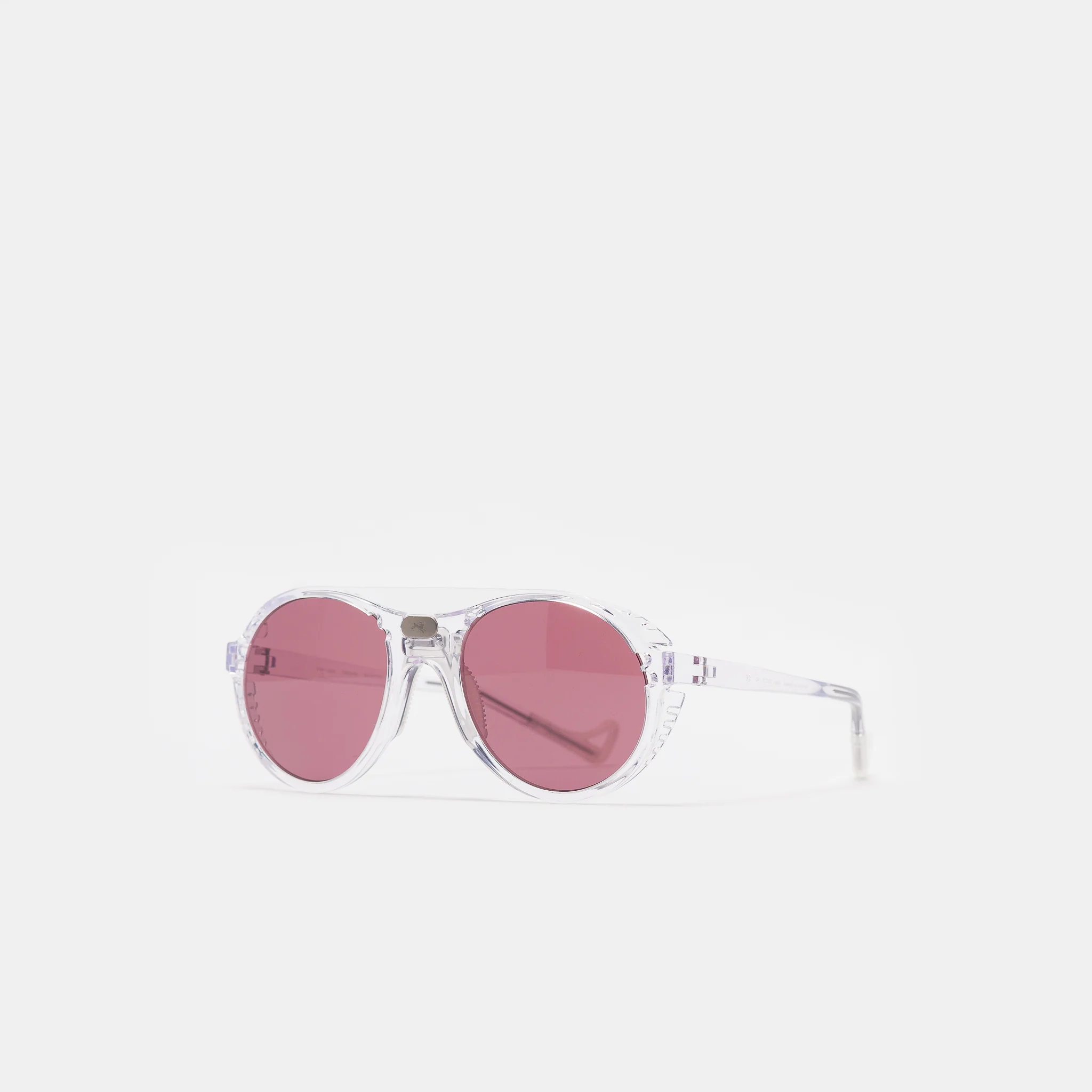Kazu Tourer Sunglasses in Transparent/D+ Black Rose - Image 2