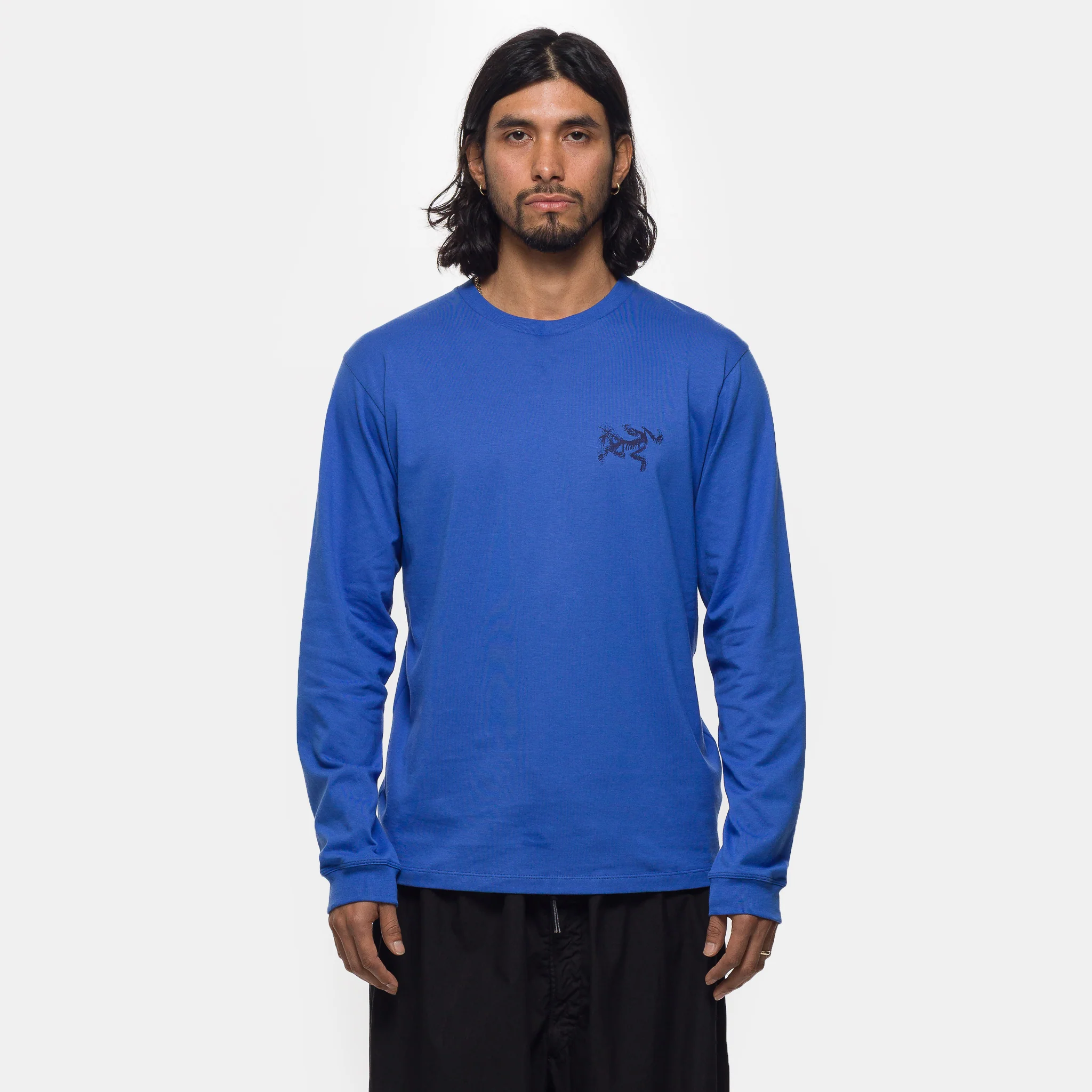 Kragg SL Cotton Long Sleeve T-Shirt in Electra/Soulsonic