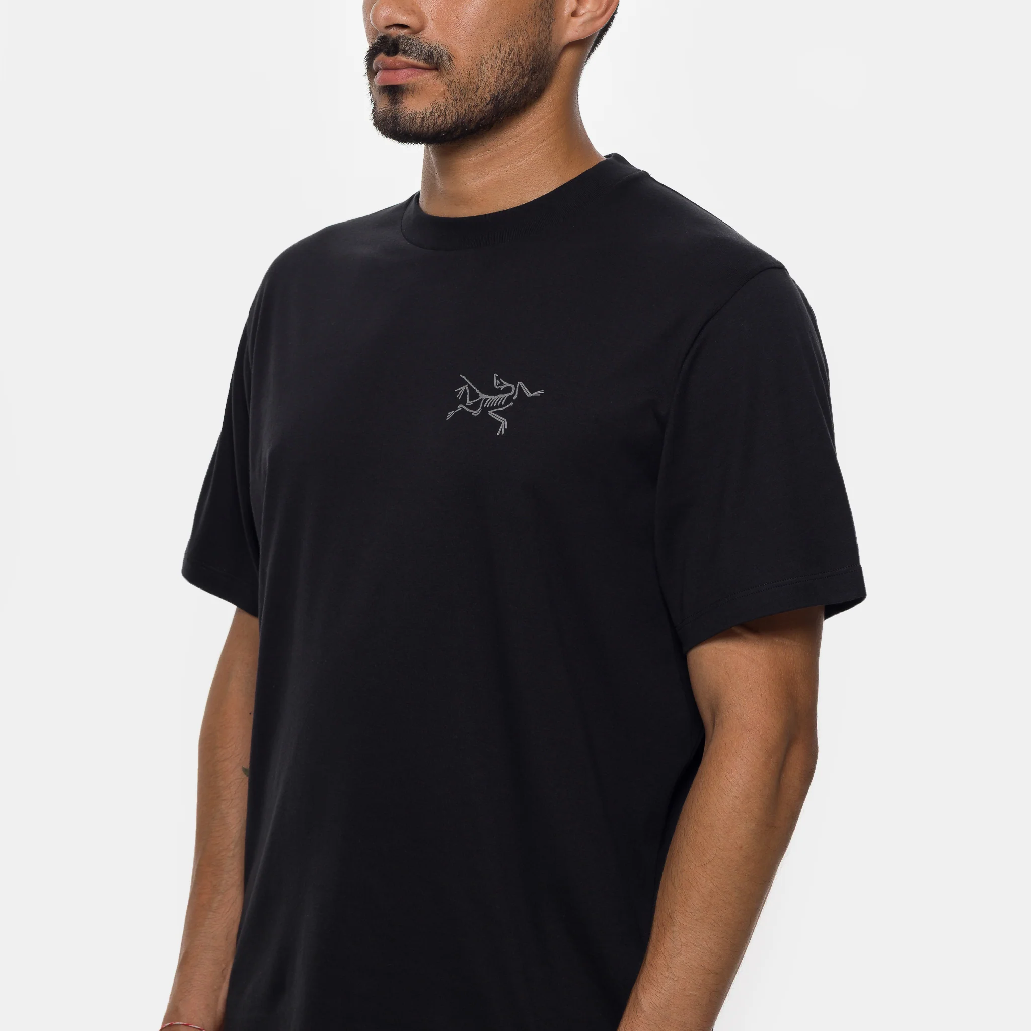 Kragg SL Cotton T-Shirt in Black - Image 4