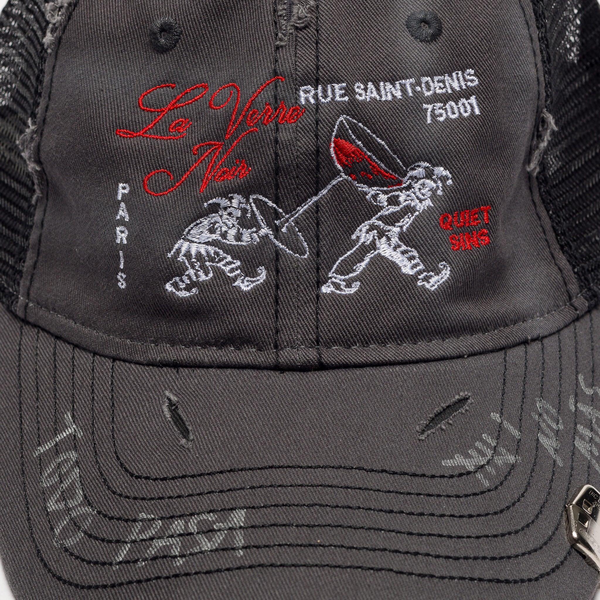 La Verre Noir Hat in Black - Image 6