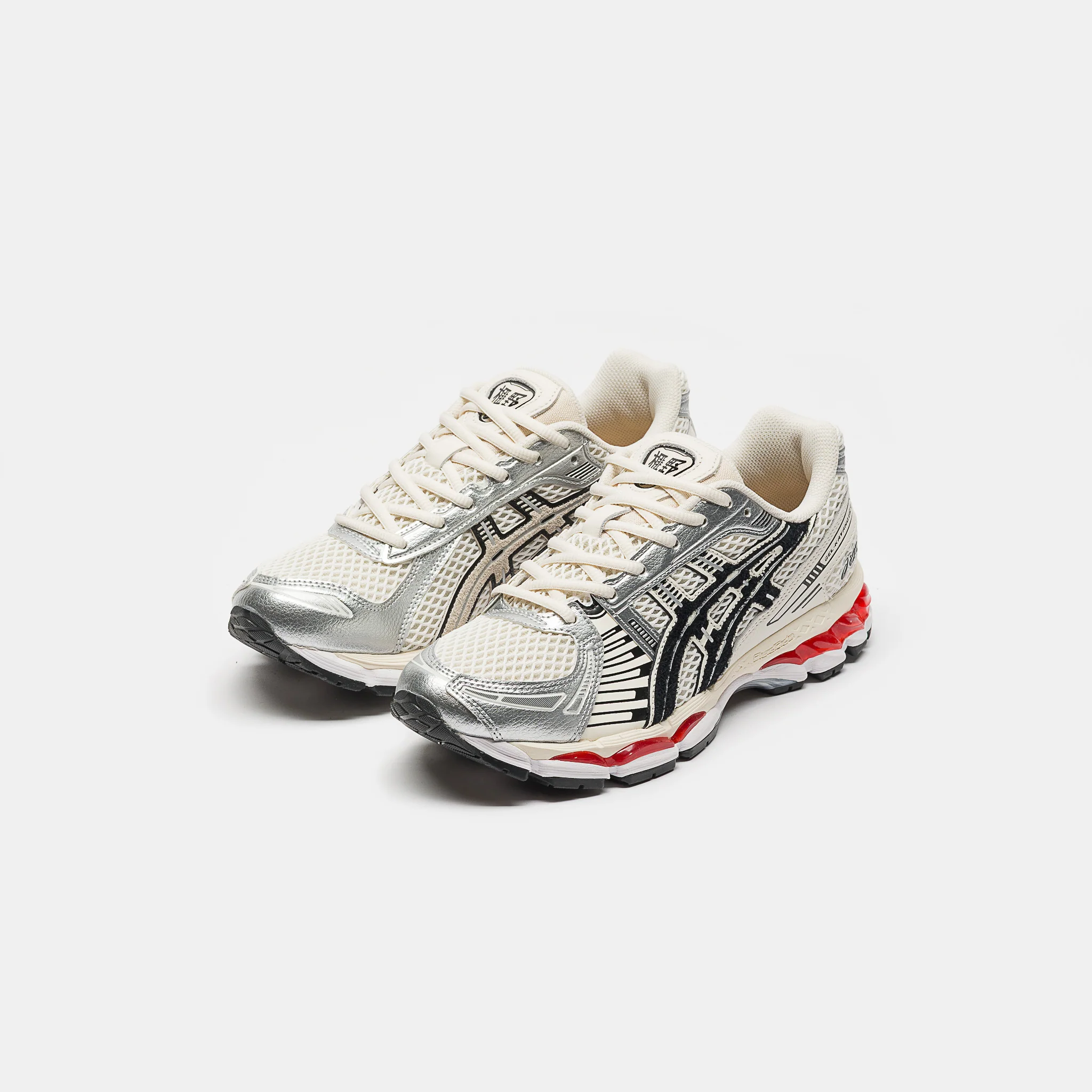 Lapstone and Hammer Gel-Kayano 12.1 Sneaker in Cream/Pure Silver - Image 3