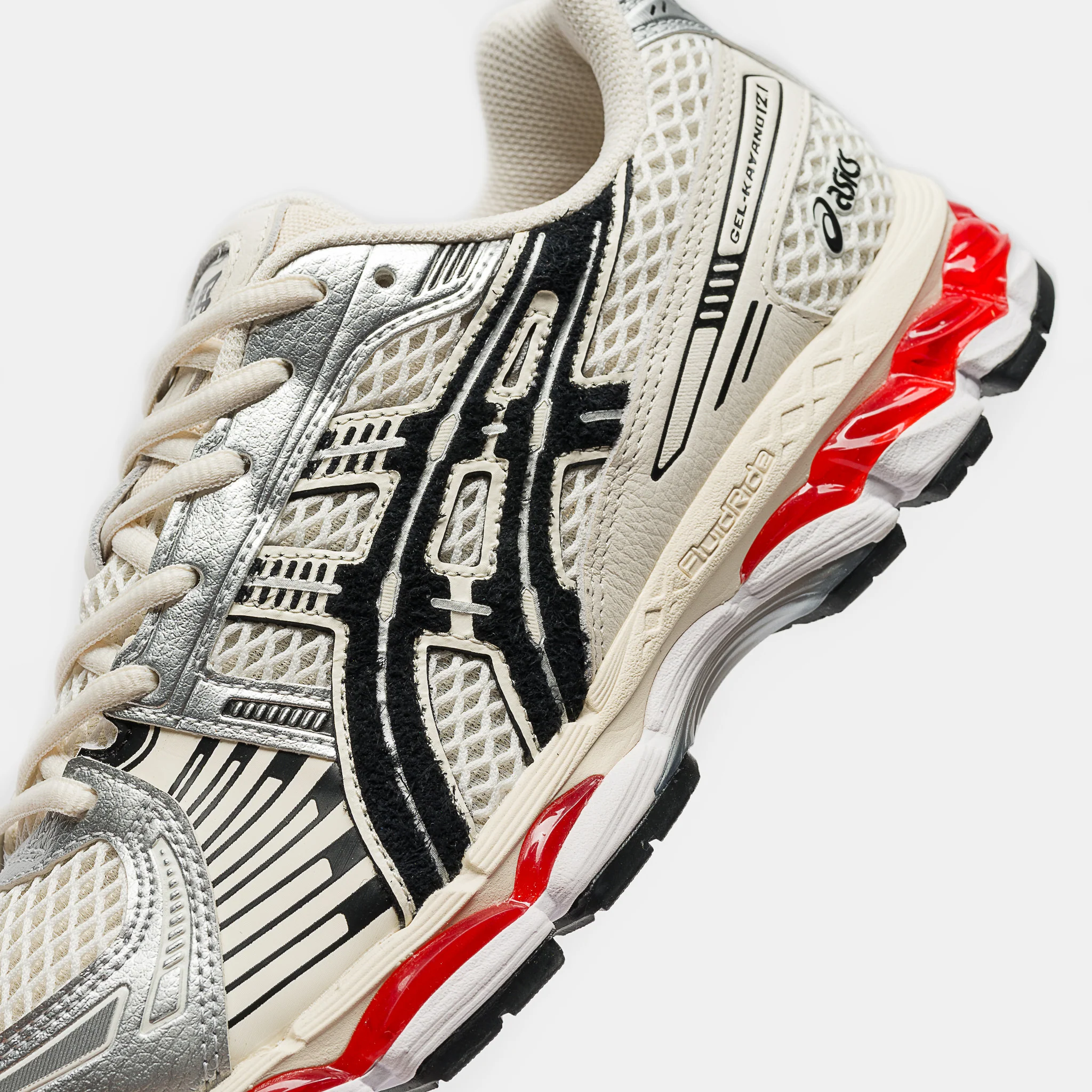 Lapstone and Hammer Gel-Kayano 12.1 Sneaker in Cream/Pure Silver - Image 5