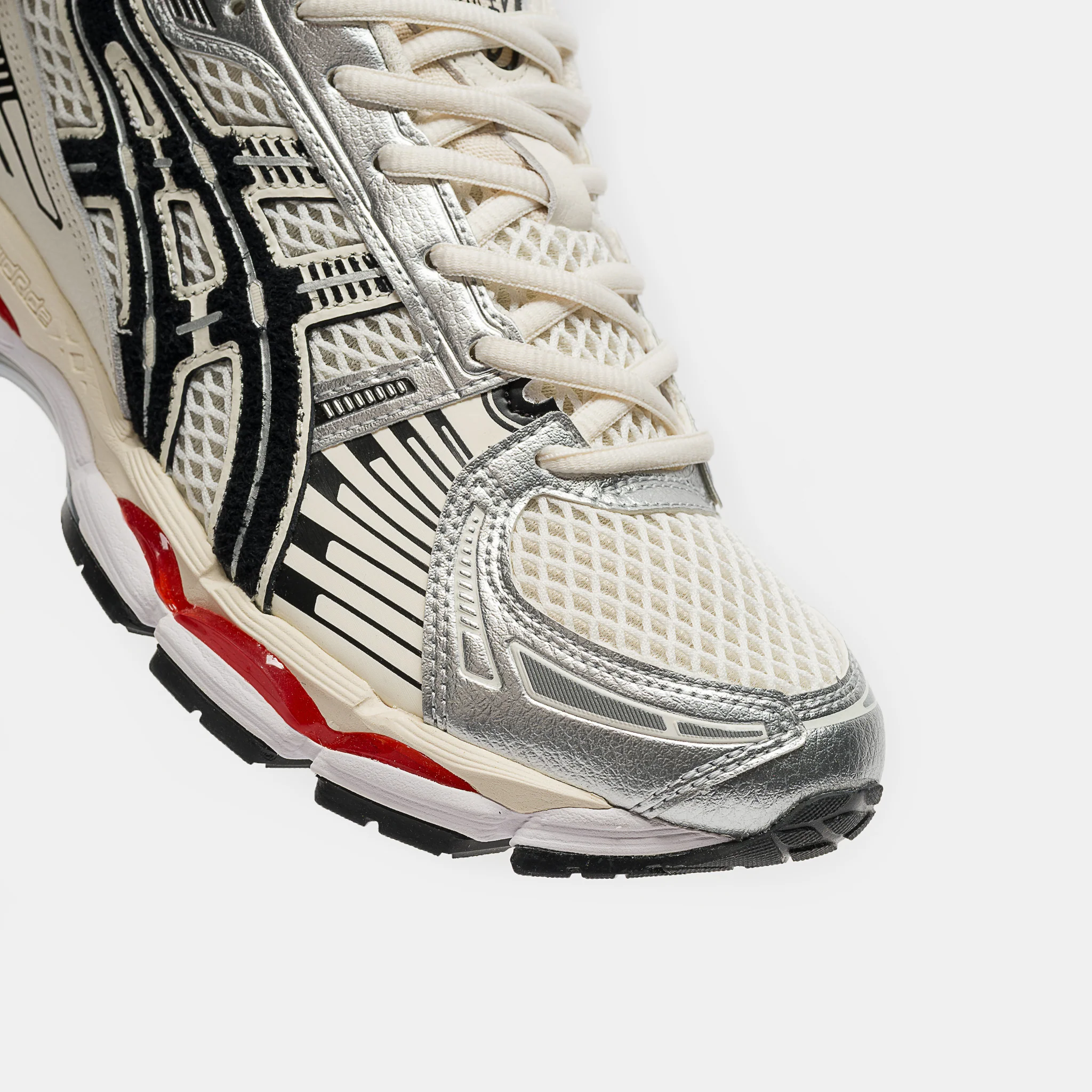Lapstone and Hammer Gel-Kayano 12.1 Sneaker in Cream/Pure Silver - Image 6