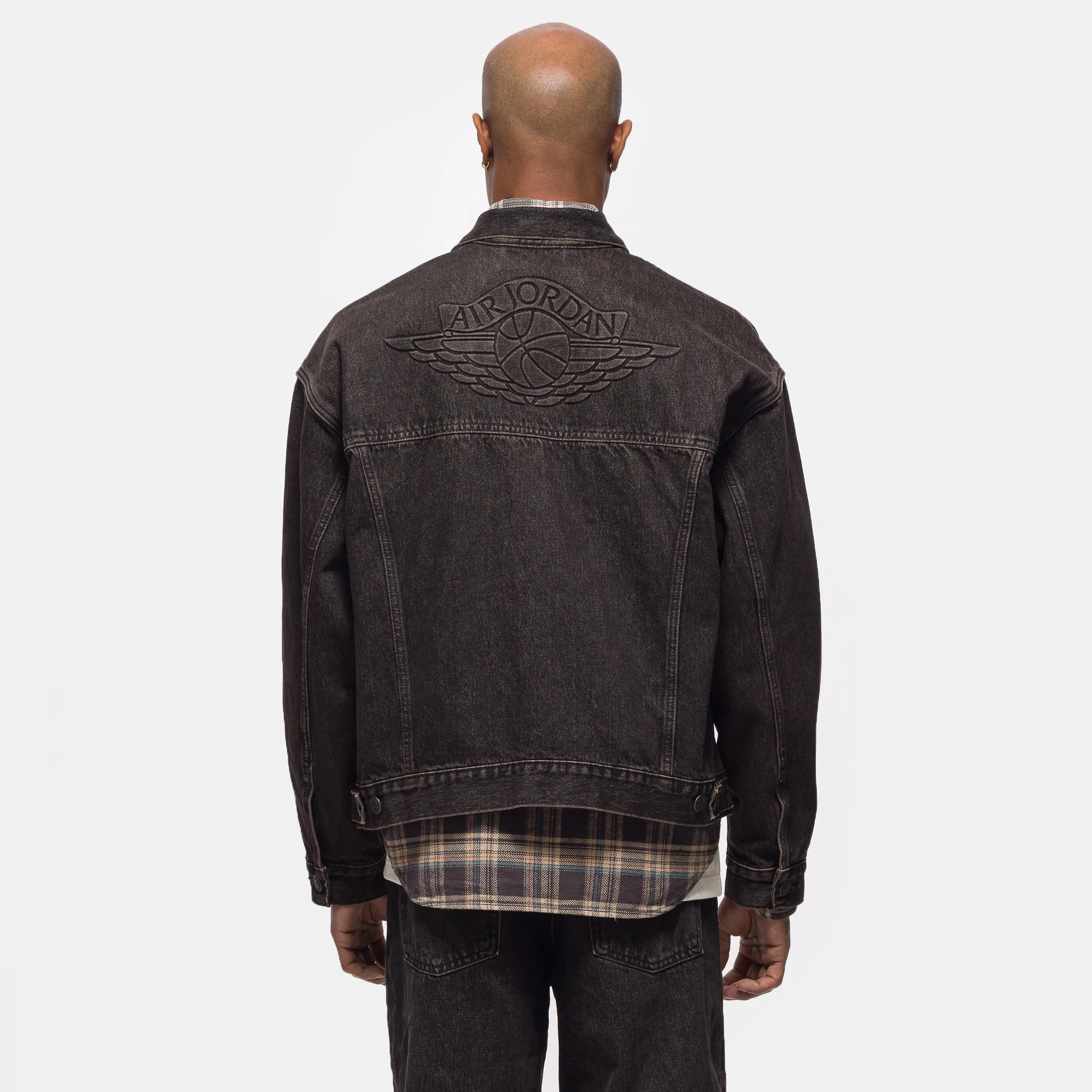 Jordan Type III Trucker Jacket in Black - Image 3